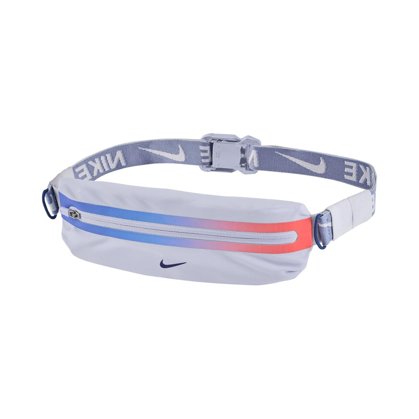 Nike Slim Waistpack 4.0 Pasy do biegania - jasnoszary, niebieski Nike Slim Waistpack 4.0 Pasy do biegania - jasnoszary, niebieski