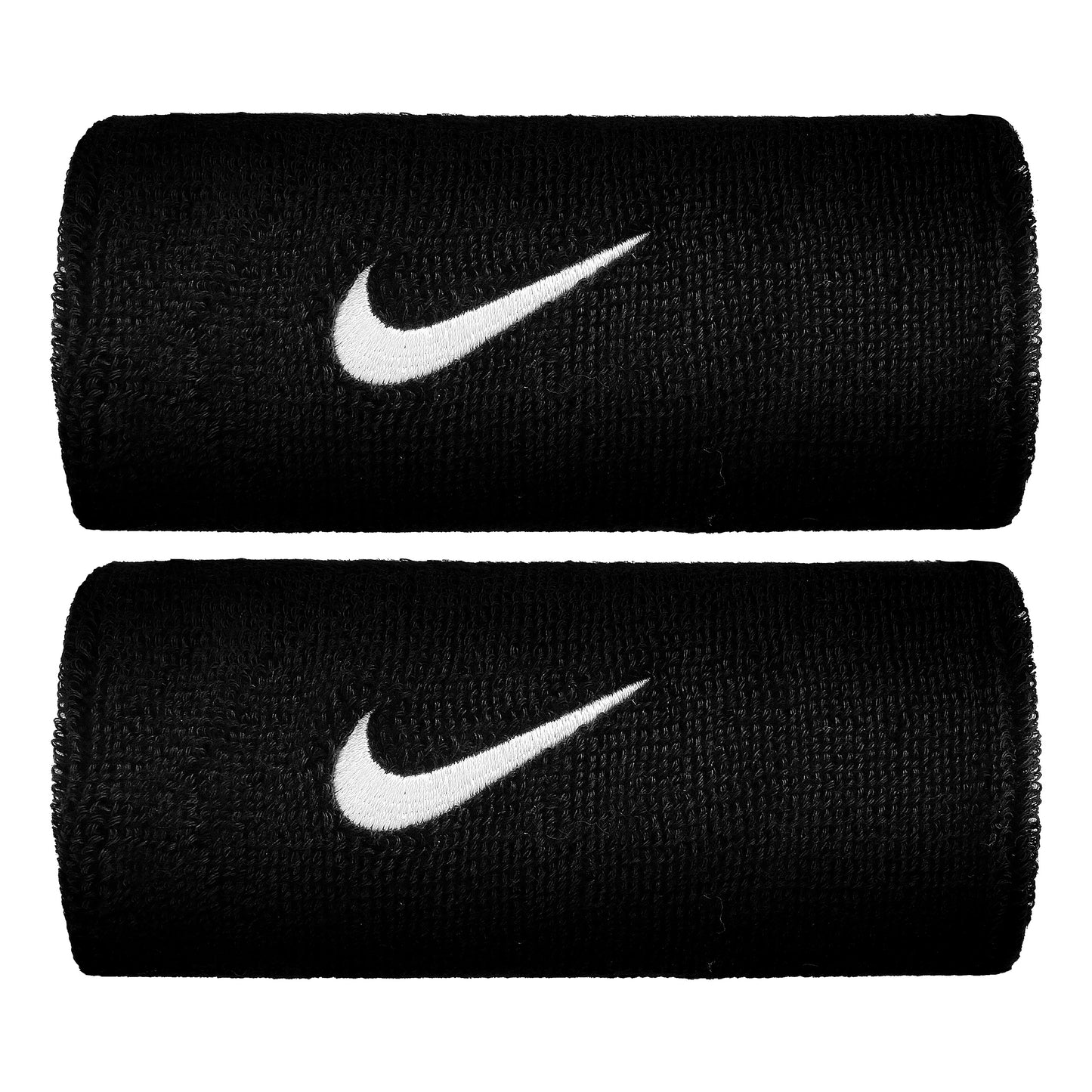 Nike Swoosh Doublewide Opaska Przeciwpotna Opakowanie 2 Szt.-Czarny,Biały Nike Swoosh Doublewide Opaska Przeciwpotna Opakowanie 2 Szt.-Czarny,Biały