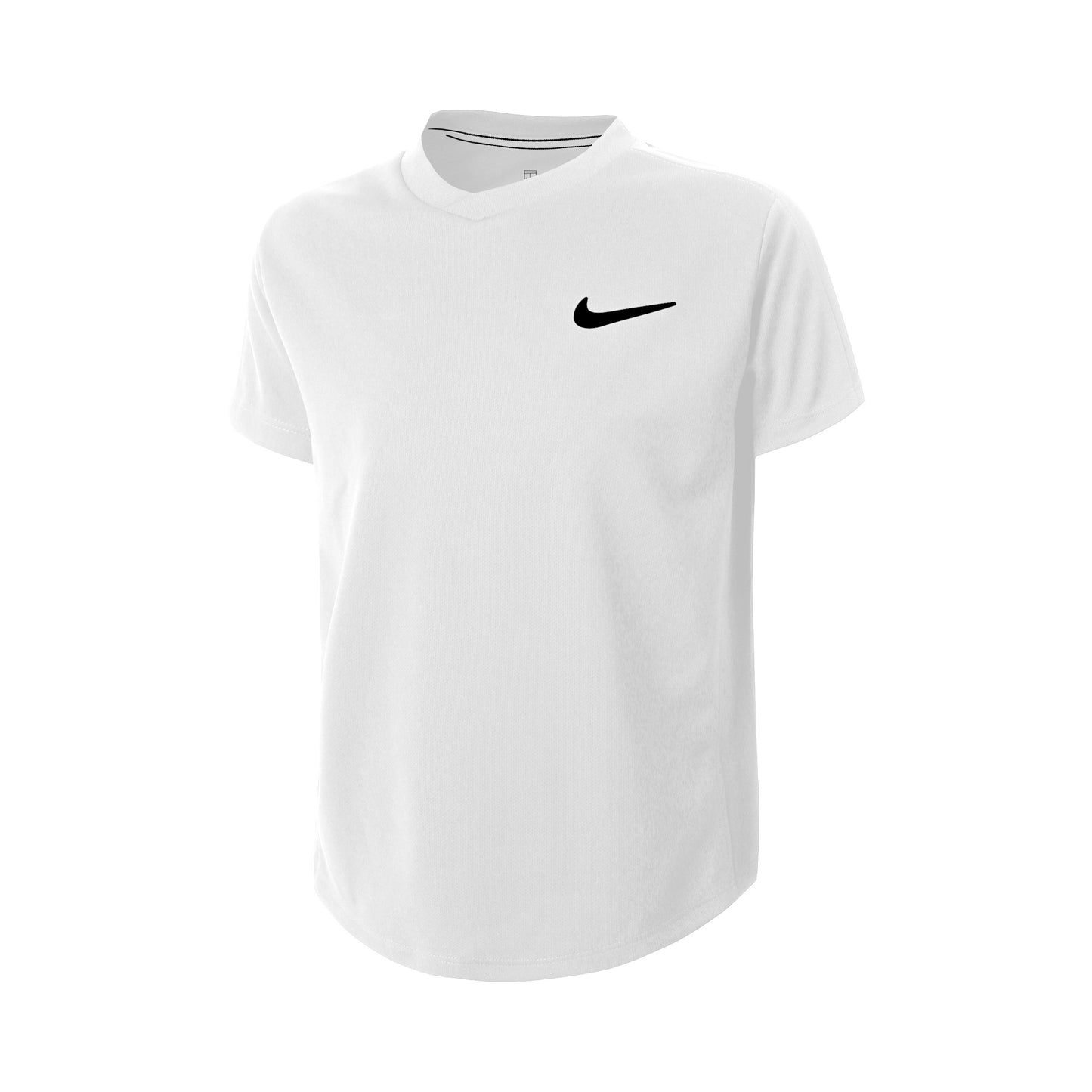 Nike Court Dri-Fit Koszulka Chłopcy - biały, czarny Nike Court Dri-Fit Koszulka Chłopcy - biały, czarny