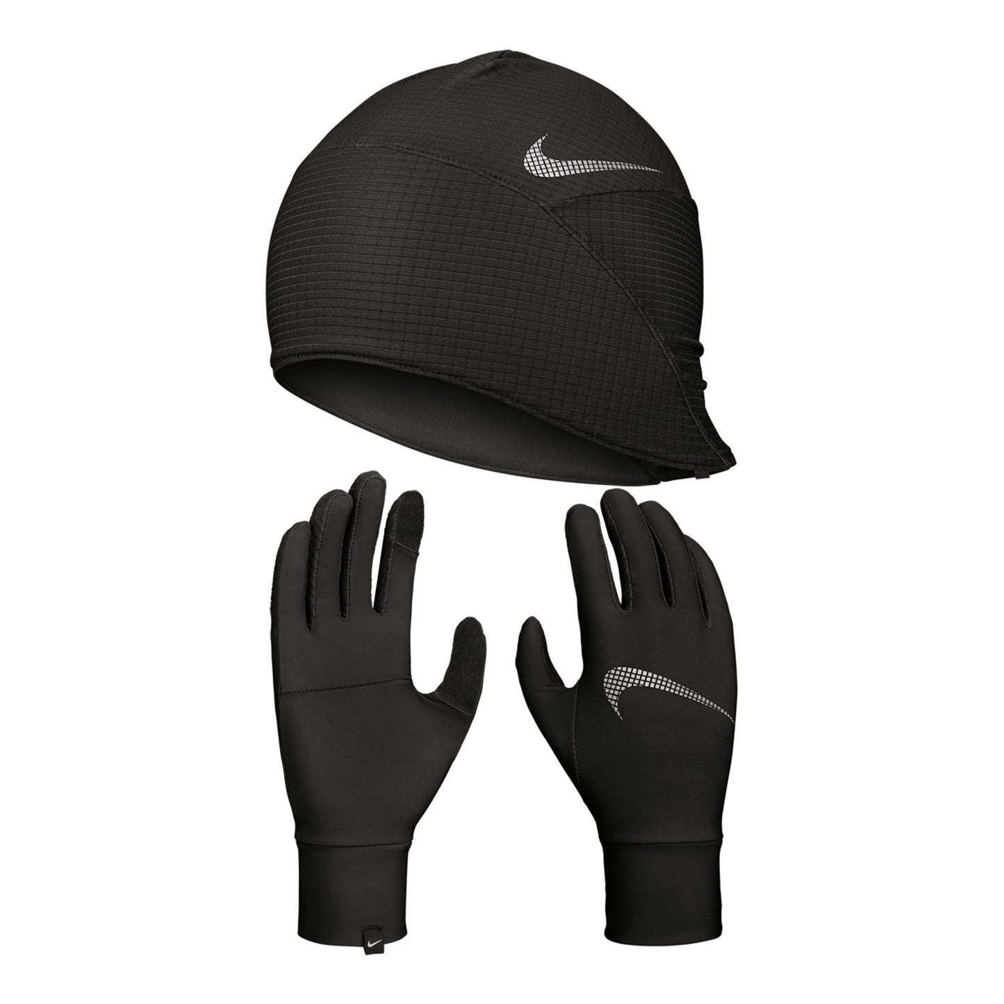 Nike Essential Running Set Laufmütze + Rękawiczki do biegania Kobiety-czarny,biały Nike Essential Running Set Laufmütze + Rękawiczki do biegania Kobiety-czarny,biały