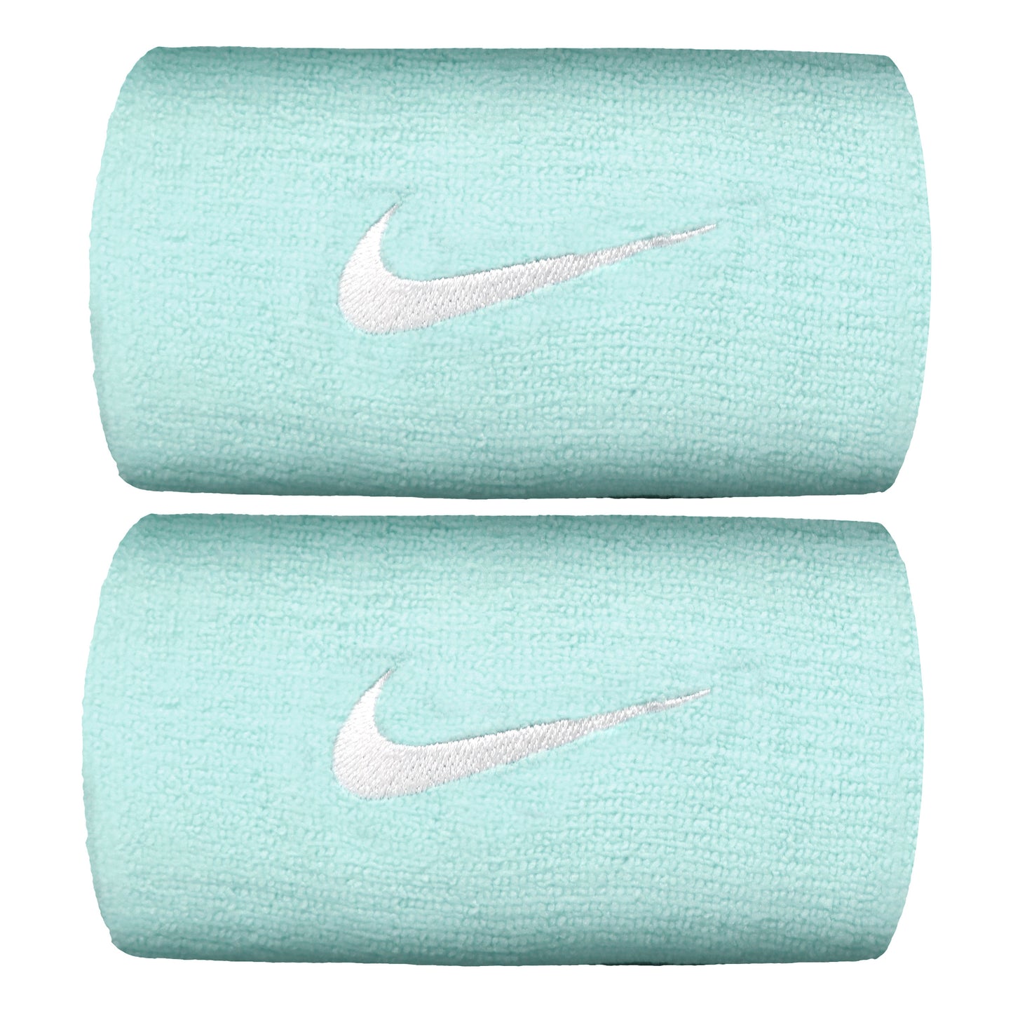 Nike Premier DW Opaska przeciwpotna Opakowanie 2 szt. długi - miętowy, biały Nike Premier DW Opaska przeciwpotna Opakowanie 2 szt. długi - miętowy, biały
