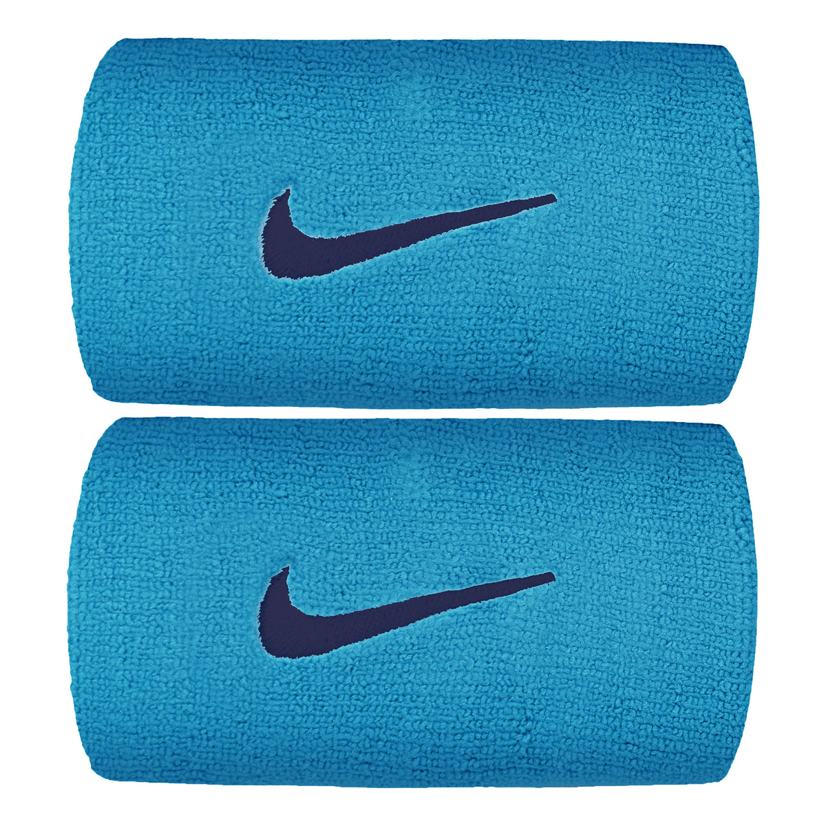 Nike Premier DW Opaska przeciwpotna Opakowanie 2 szt. długi - niebieski Nike Premier DW Opaska przeciwpotna Opakowanie 2 szt. długi - niebieski