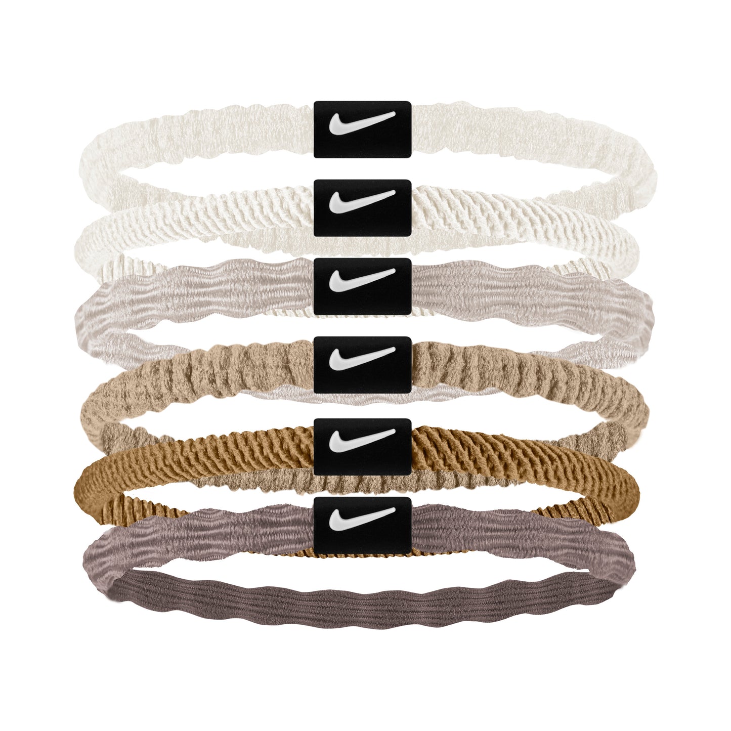 Nike Flex Opaska Do Włosów Opakowanie 6 Szt.-Wielokolorowy,Sand Nike Flex Opaska Do Włosów Opakowanie 6 Szt.-Wielokolorowy,Sand