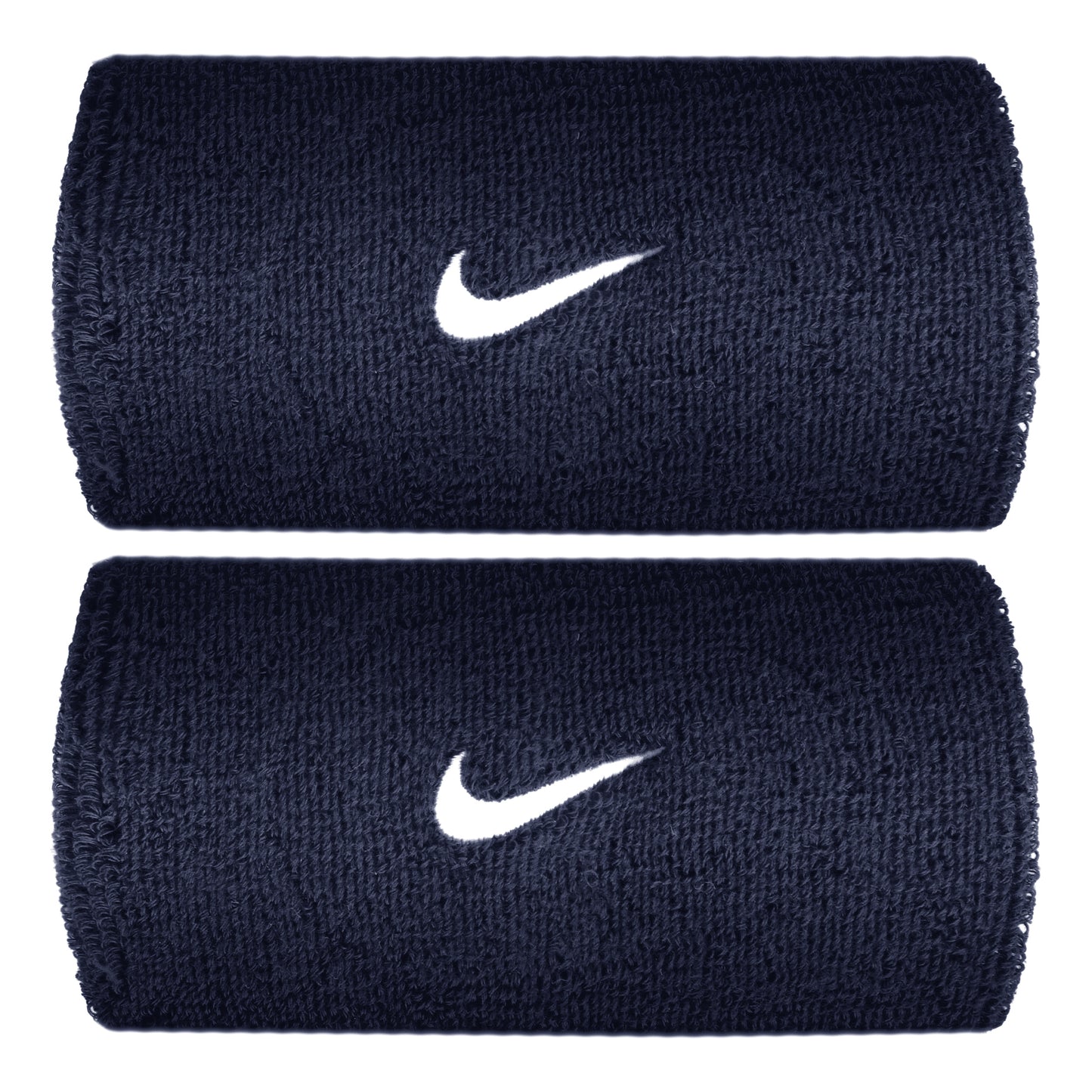 Nike Swoosh Classic Doublewide Opaska przeciwpotna długi - ciemnoniebieski, biały Nike Swoosh Classic Doublewide Opaska przeciwpotna długi - ciemnoniebieski, biały