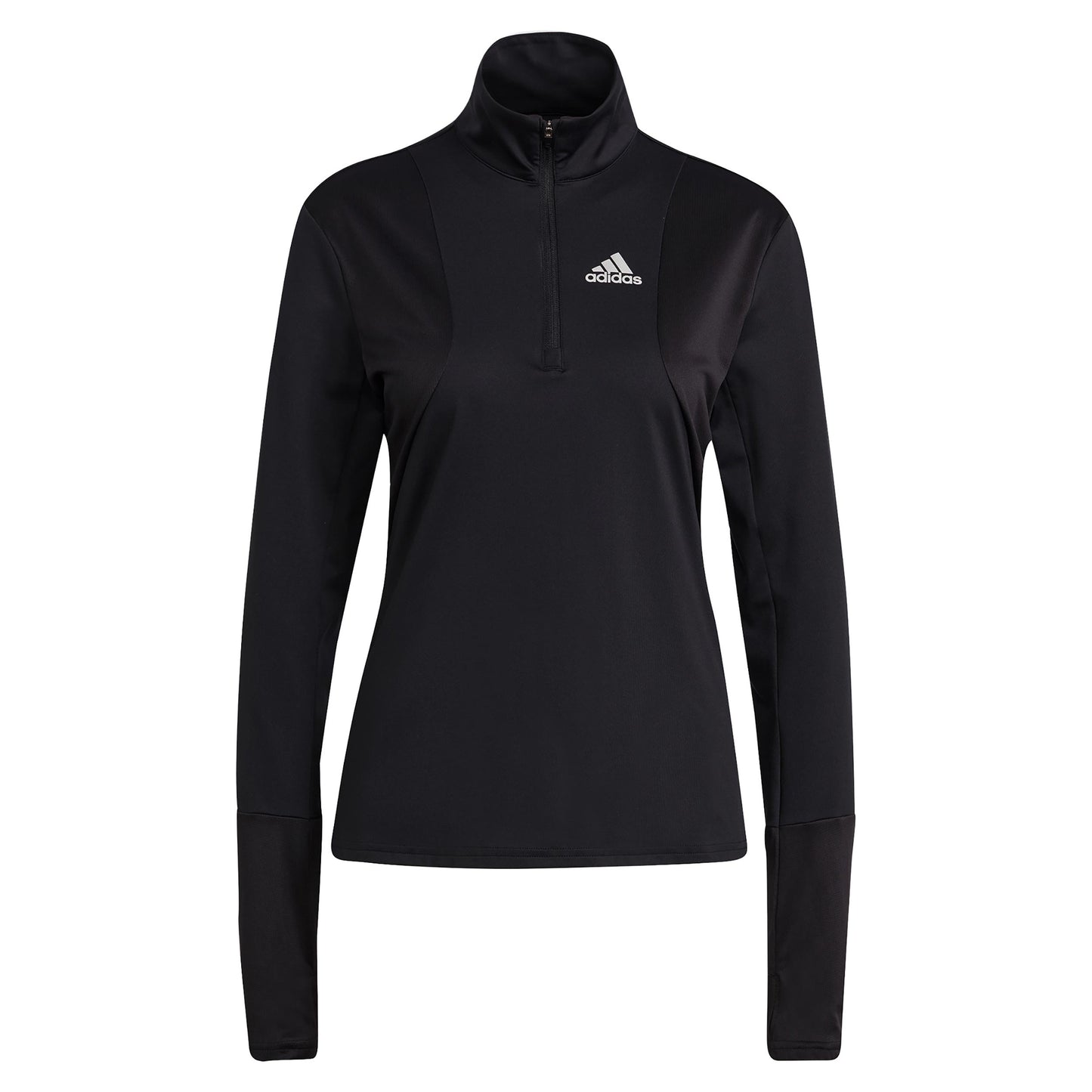 adidas Own The Run Half-Zip Długi Rękaw Kobiety - czarny, biały adidas Own The Run Half-Zip Długi Rękaw Kobiety - czarny, biały
