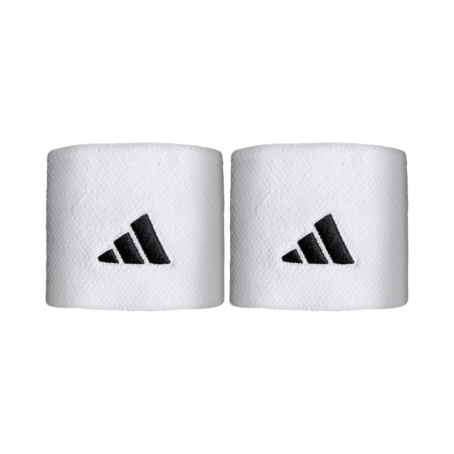 adidas Opaska przeciwpotna Opakowanie 2 szt. krótki - biały, czarny adidas Opaska przeciwpotna Opakowanie 2 szt. krótki - biały, czarny