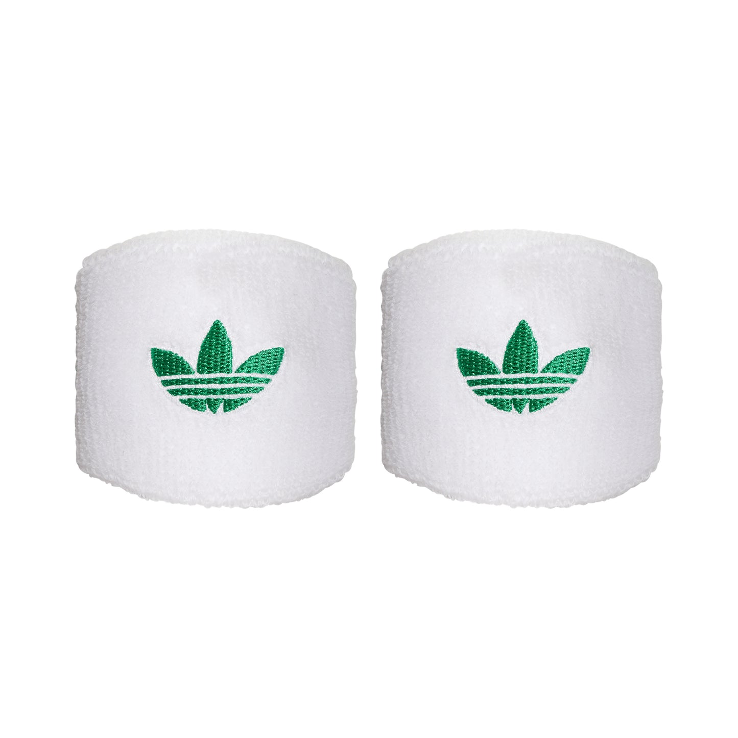 adidas Opaska przeciwpotna krótki - biały, zieleń adidas Opaska przeciwpotna krótki - biały, zieleń
