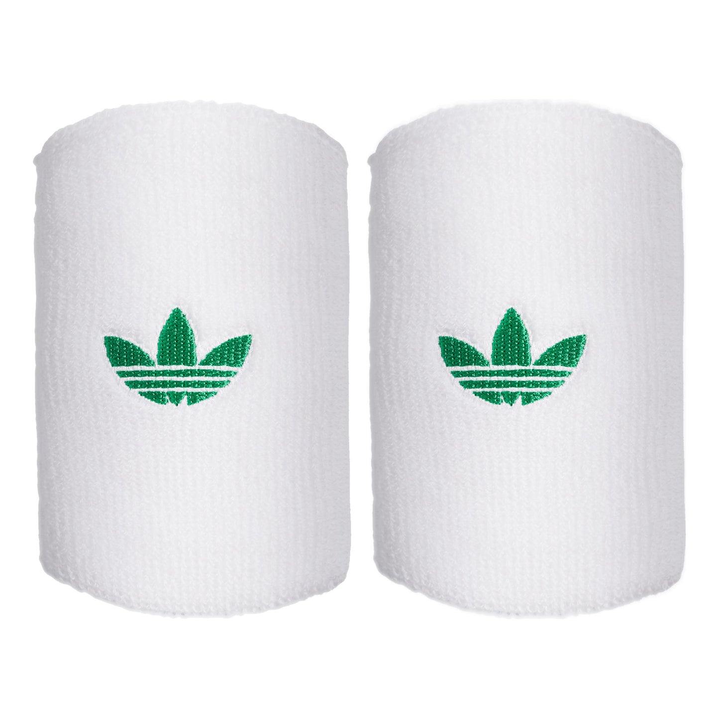 adidas Long Opaska przeciwpotna Unisex - biały, zieleń adidas Long Opaska przeciwpotna Unisex - biały, zieleń