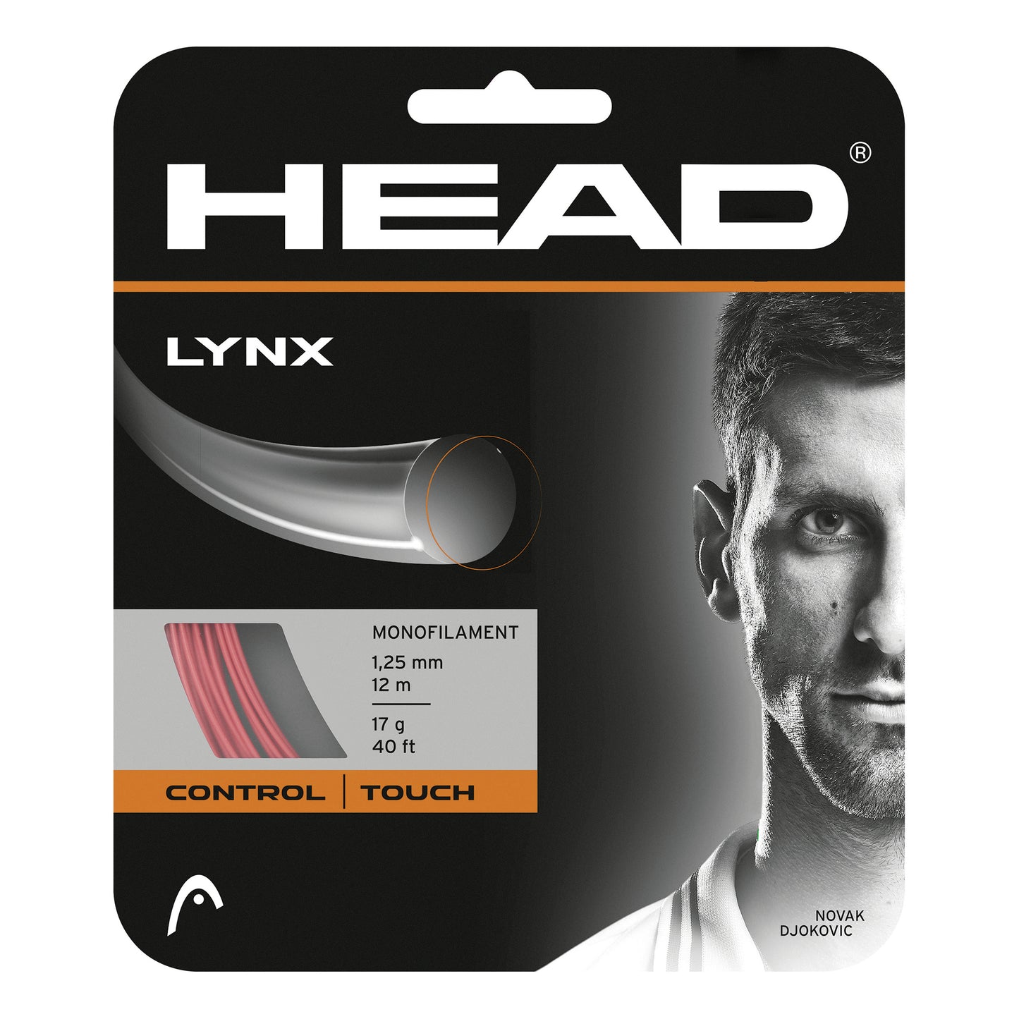 HEAD Lynx Zestaw naciągów 12m -czerwony HEAD Lynx Zestaw naciągów 12m -czerwony