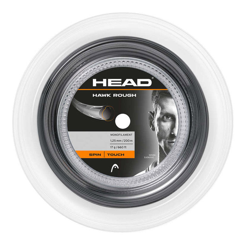 HEAD Hawk Rough Szpula do naciągów 200m - antracyt HEAD Hawk Rough Szpula do naciągów 200m - antracyt