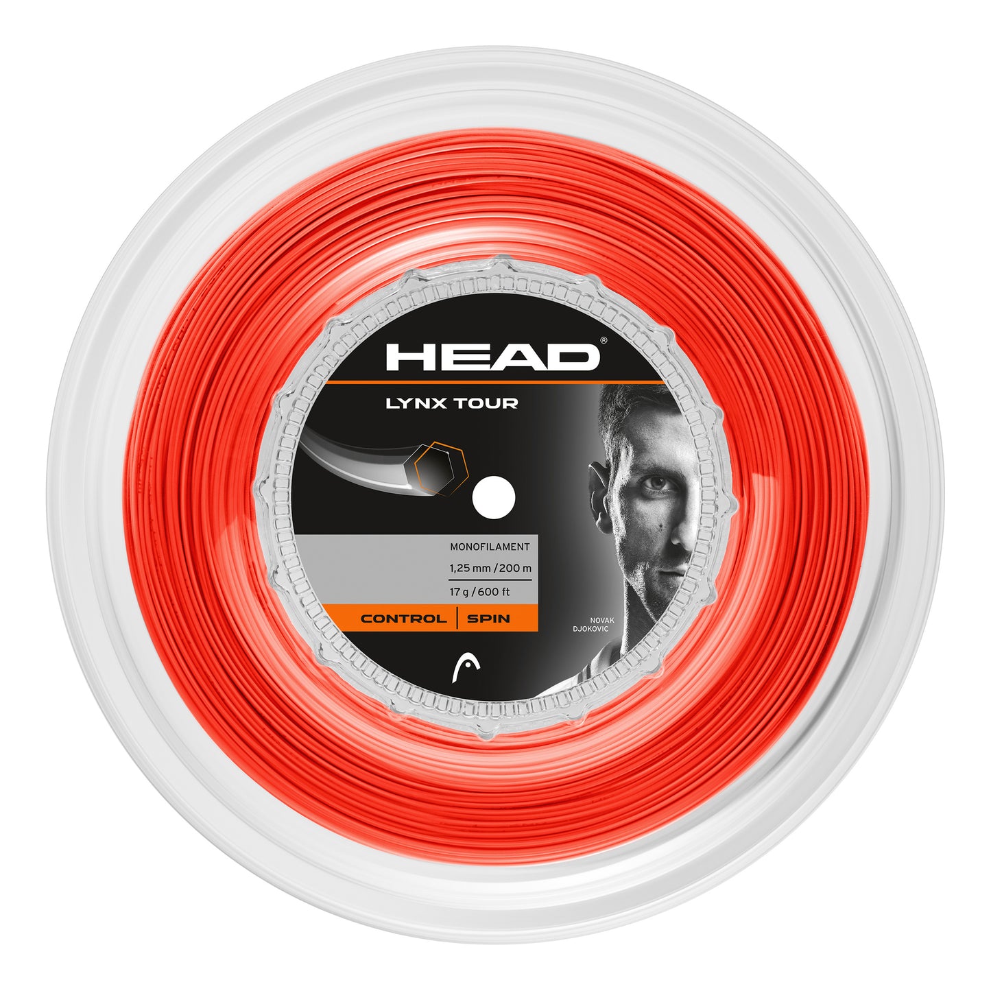 HEAD Lynx Tour Reel Szpula Do Naciągów 200m-Pomarańczowy HEAD Lynx Tour Reel Szpula Do Naciągów 200m-Pomarańczowy