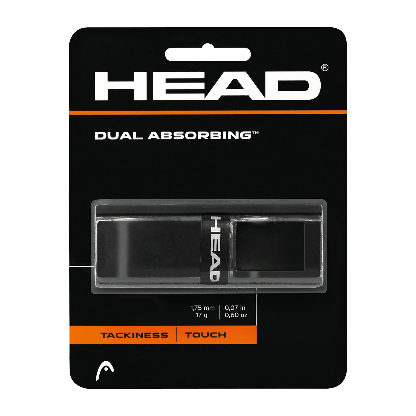 HEAD Dual Absorbing Opakowanie 1 Szt.-Czarny HEAD Dual Absorbing Opakowanie 1 Szt.-Czarny