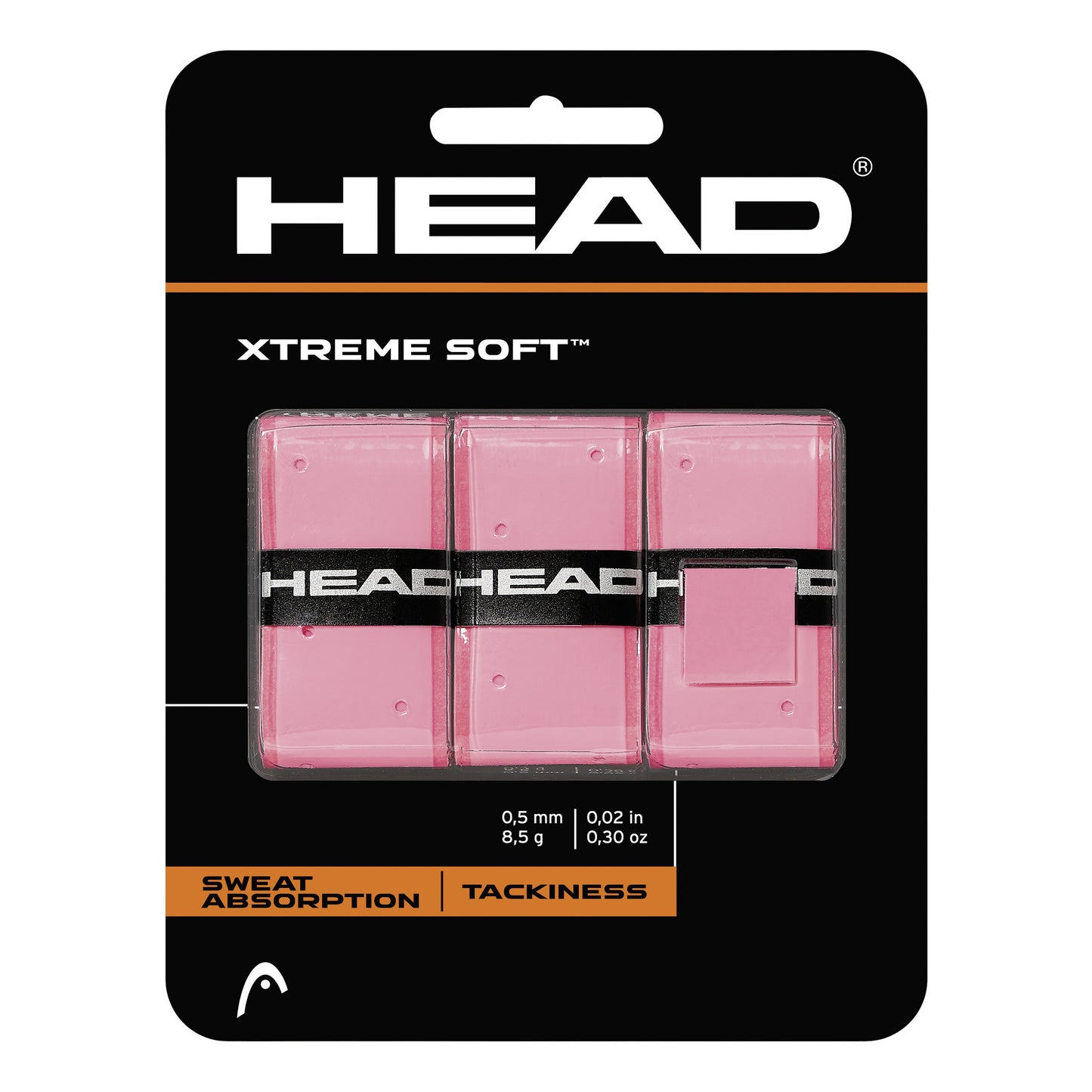 HEAD Xtreme Soft Opakowanie 3 Szt.-Różowy HEAD Xtreme Soft Opakowanie 3 Szt.-Różowy