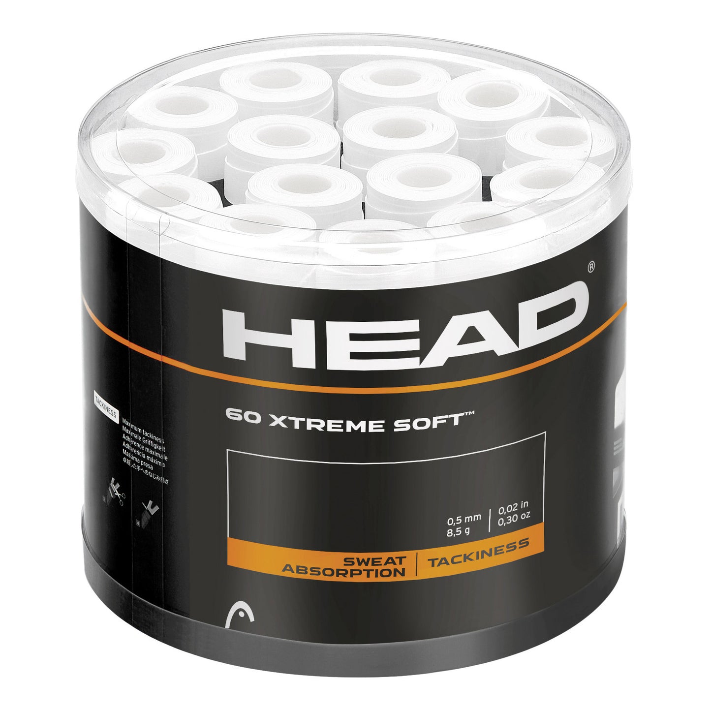 HEAD Xtreme Soft Opakowanie 60 szt. - biały HEAD Xtreme Soft Opakowanie 60 szt. - biały