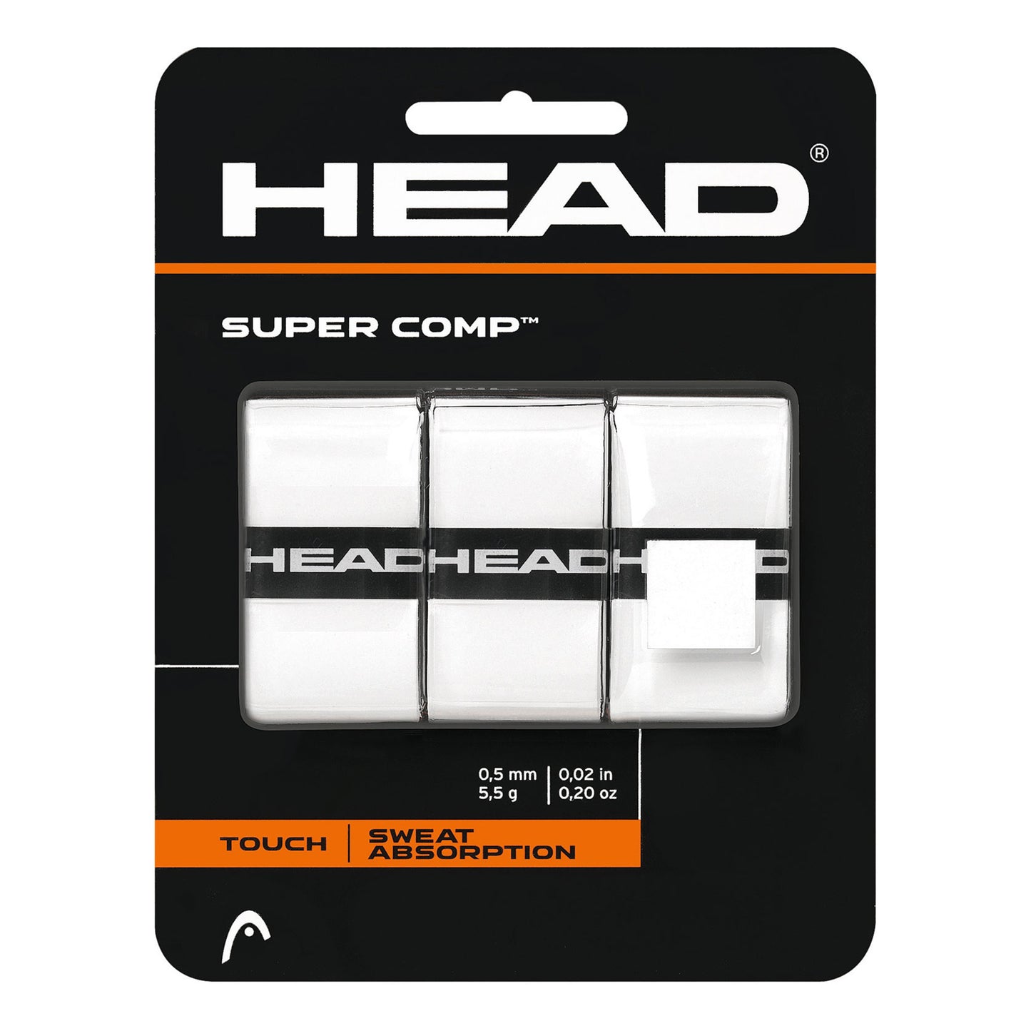 HEAD Super Comp Opakowanie 3 szt. - biały HEAD Super Comp Opakowanie 3 szt. - biały