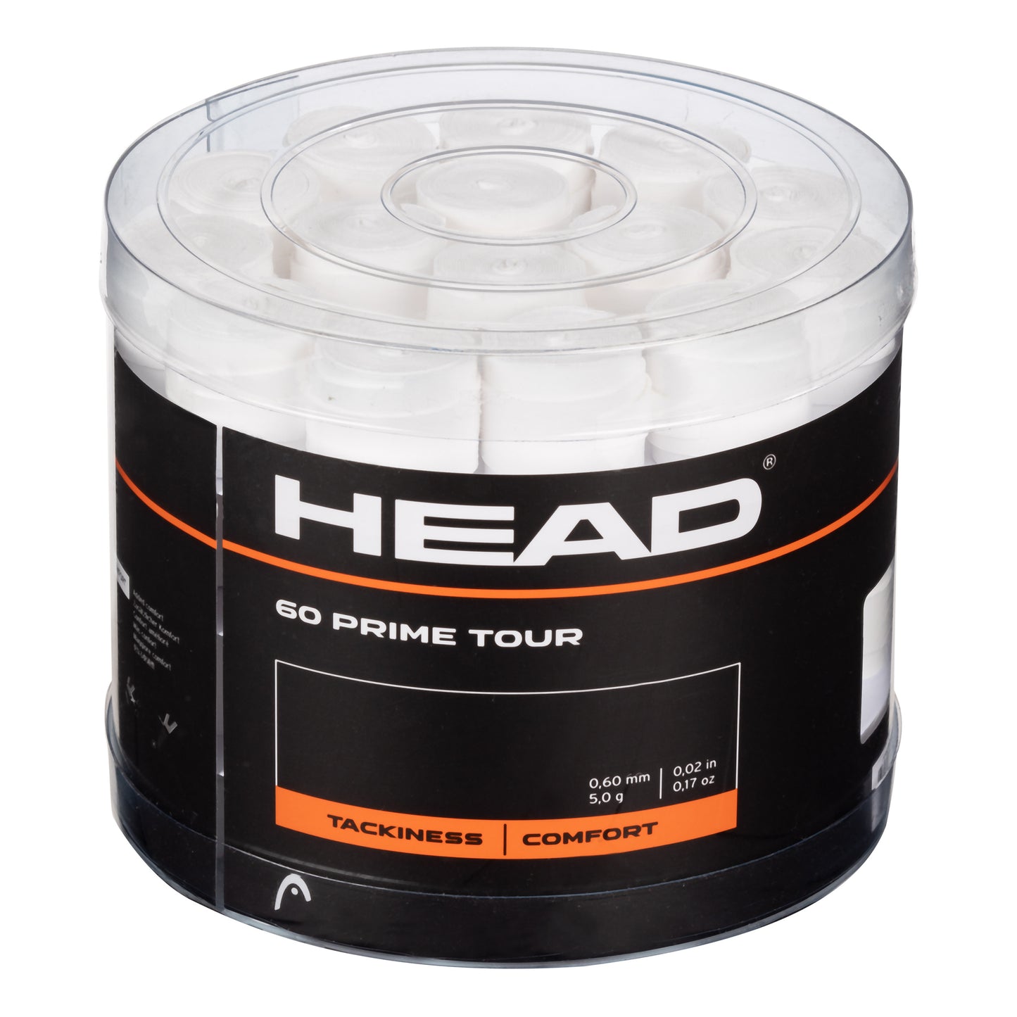 HEAD Prime Tour Opakowanie 60 szt. - biały HEAD Prime Tour Opakowanie 60 szt. - biały