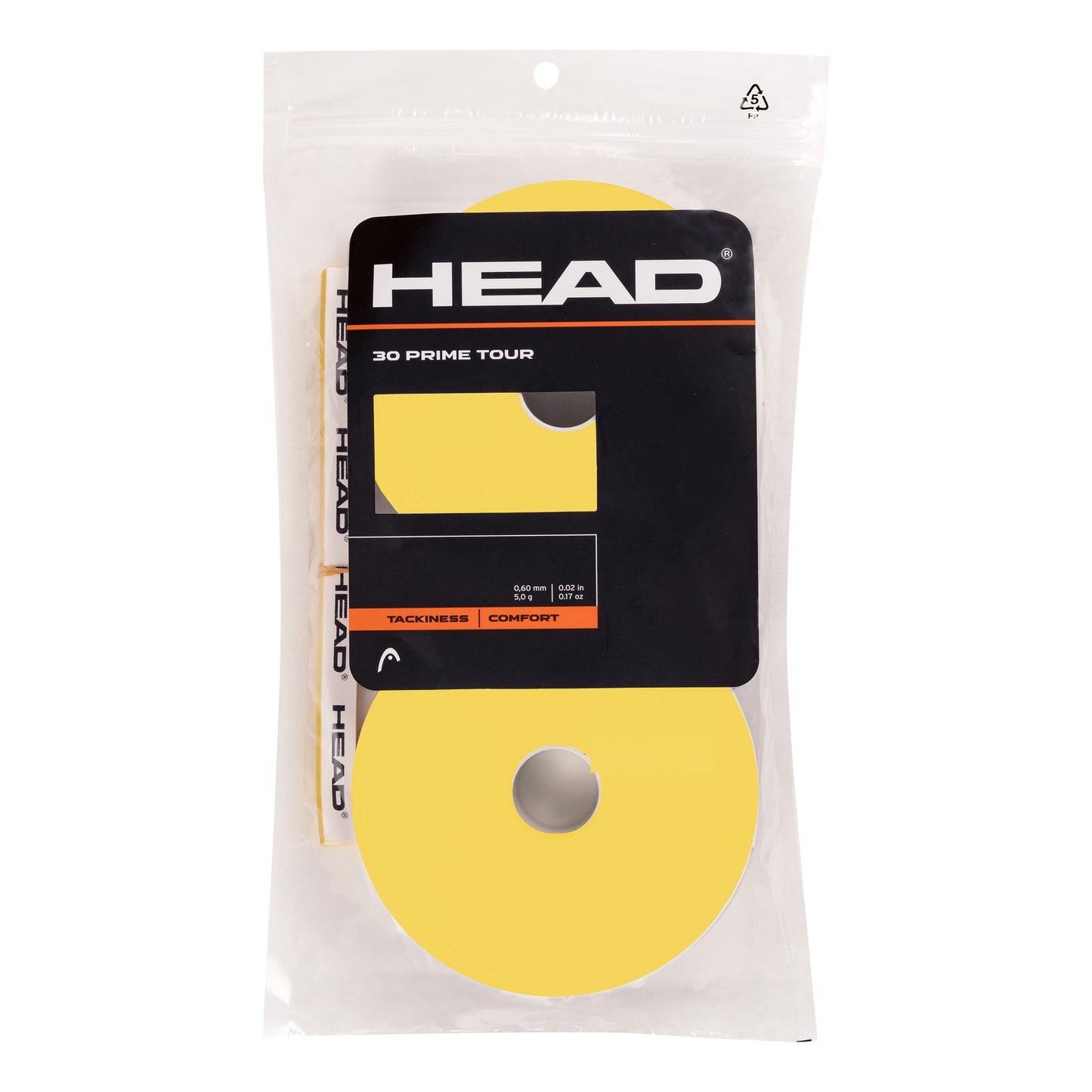 HEAD Prime Tour Opakowanie 30 Szt.-Żółty HEAD Prime Tour Opakowanie 30 Szt.-Żółty