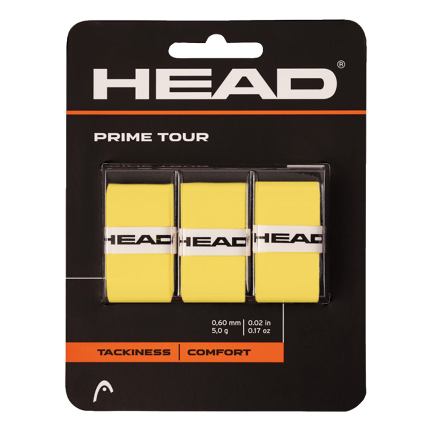 HEAD Prime Tour Opakowanie 3 szt. - żółty HEAD Prime Tour Opakowanie 3 szt. - żółty