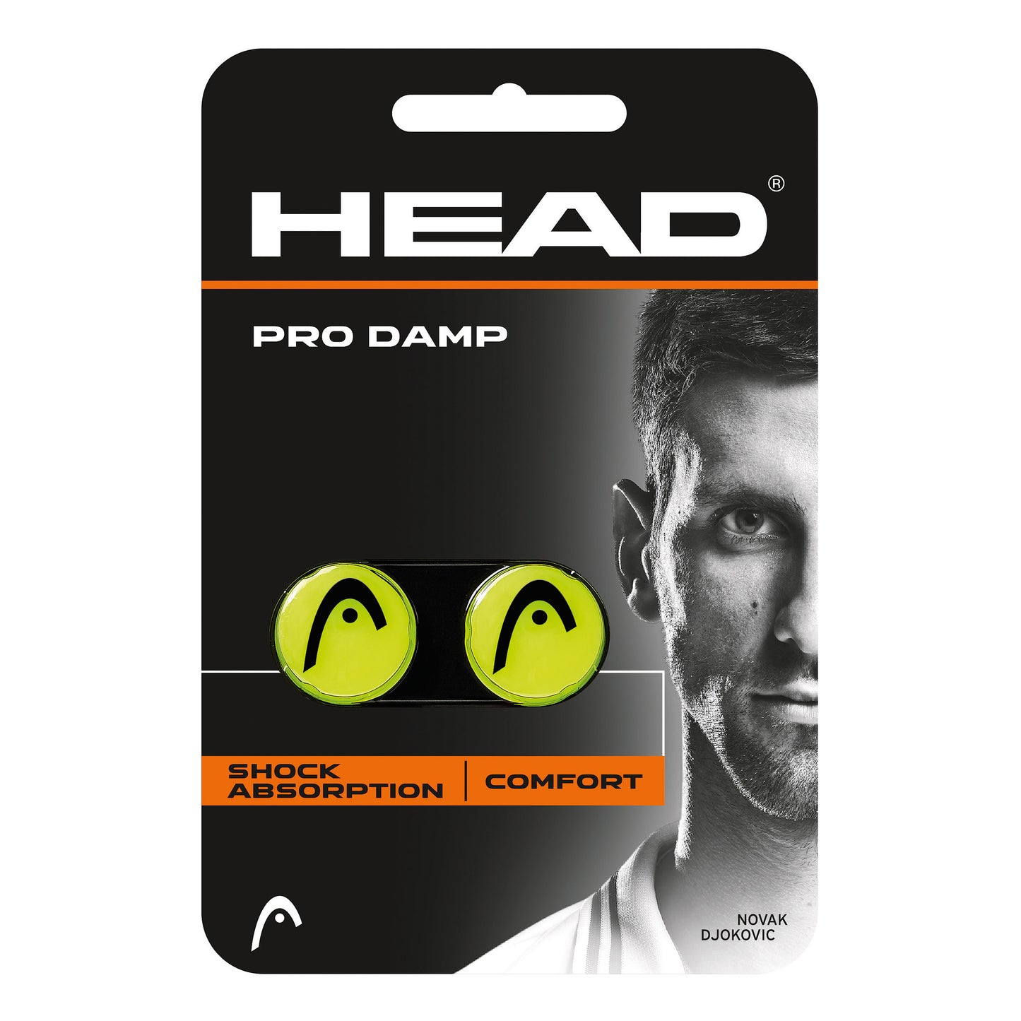 HEAD Pro Damp Amortyzatory Opakowanie 2 szt.-żółty HEAD Pro Damp Amortyzatory Opakowanie 2 szt.-żółty