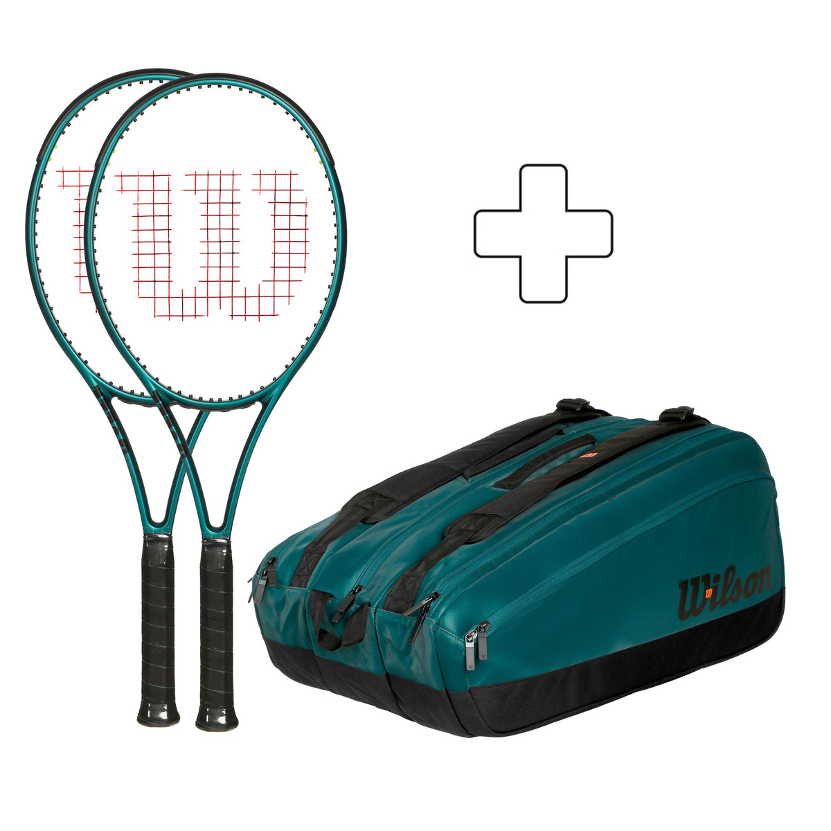 Wilson 2X 2x 100 v9 PLUS TORBA NA RAKIETĘ Wilson 2X 2x 100 v9 PLUS TORBA NA RAKIETĘ