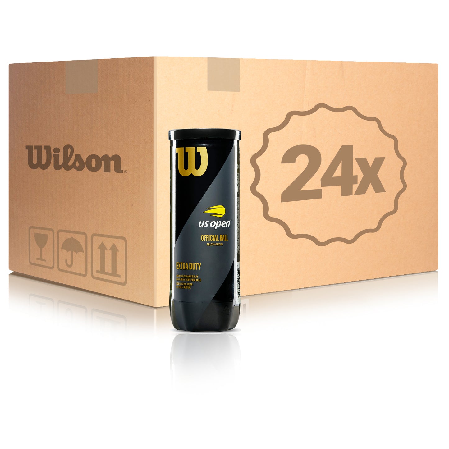 Wilson 24x puszka 3 szt. US Open W KARTONIE Wilson 24x puszka 3 szt. US Open W KARTONIE