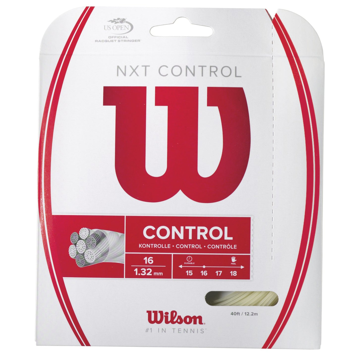Wilson NXT Control Zestaw Naciągów 12,2m-Nude Wilson NXT Control Zestaw Naciągów 12,2m-Nude