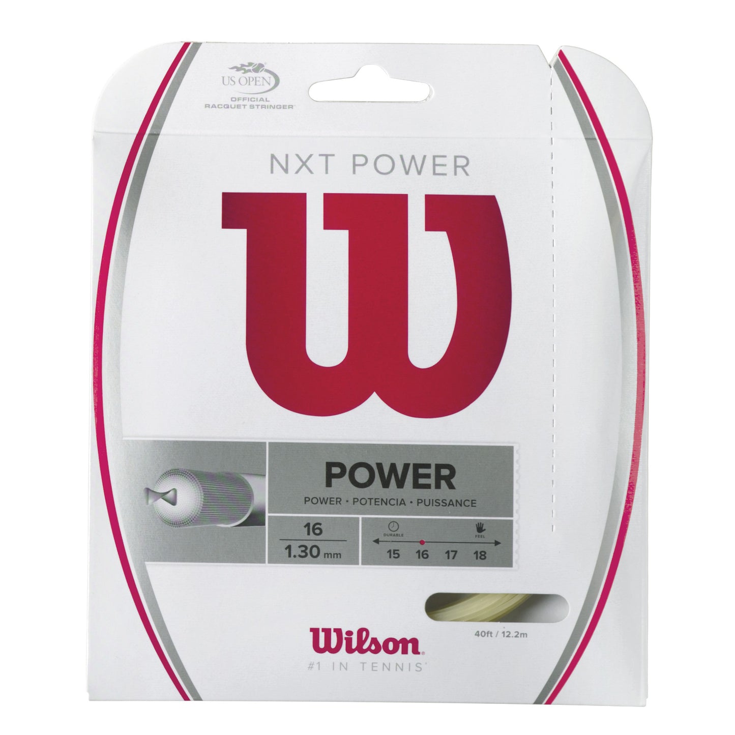 Wilson NXT Power Zestaw Naciągów 12,2m-Nude Wilson NXT Power Zestaw Naciągów 12,2m-Nude