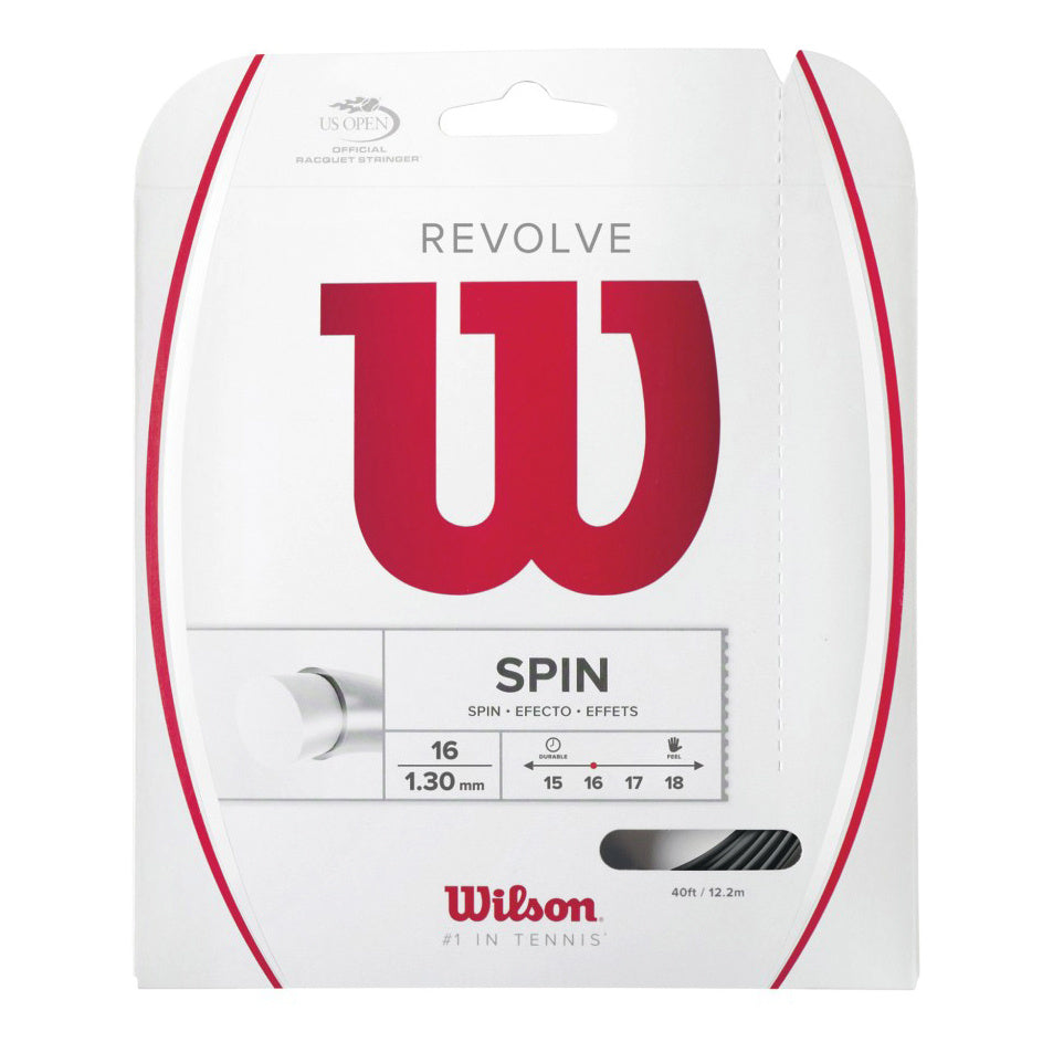 Wilson Revolve Zestaw Naciągów 12,2m-Czarny Wilson Revolve Zestaw Naciągów 12,2m-Czarny