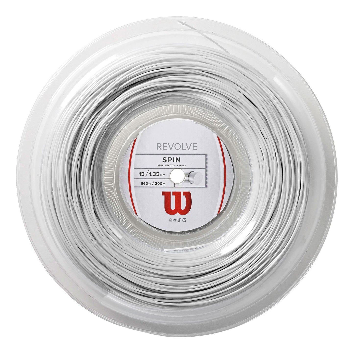 Wilson Revolve Szpula Do Naciągów 200m-Biały Wilson Revolve Szpula Do Naciągów 200m-Biały
