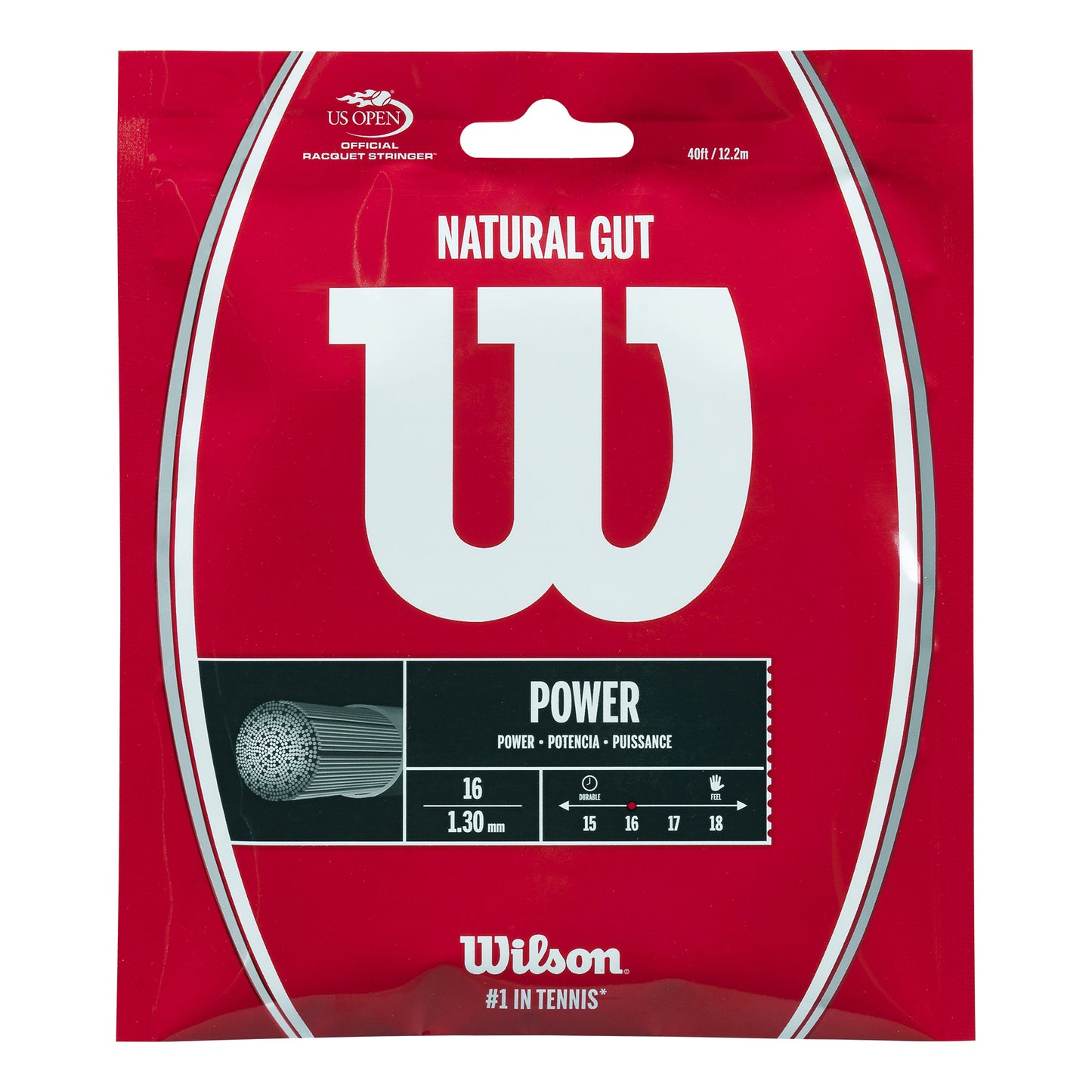 Wilson Natural Gut Zestaw naciągów 12,2m - nude Wilson Natural Gut Zestaw naciągów 12,2m - nude