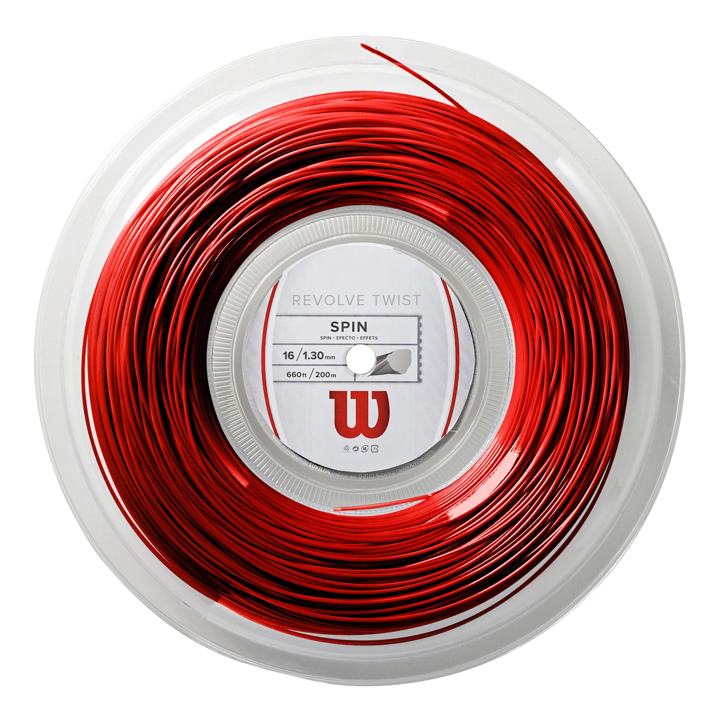 Wilson Revolve Twist Szpula Do Naciągów 200m-Czerwony Wilson Revolve Twist Szpula Do Naciągów 200m-Czerwony