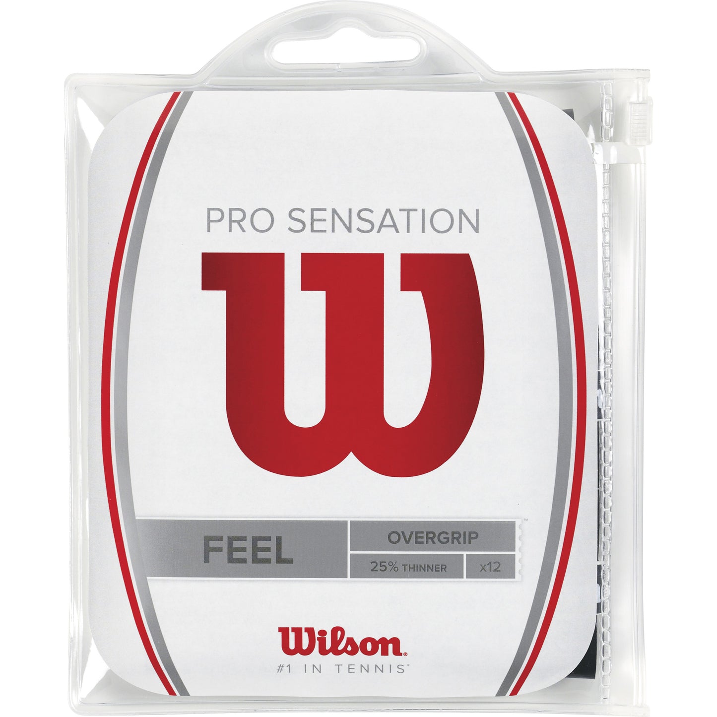 Wilson Pro Overgrip Sensation Opakowanie 12 szt. - czarny Wilson Pro Overgrip Sensation Opakowanie 12 szt. - czarny