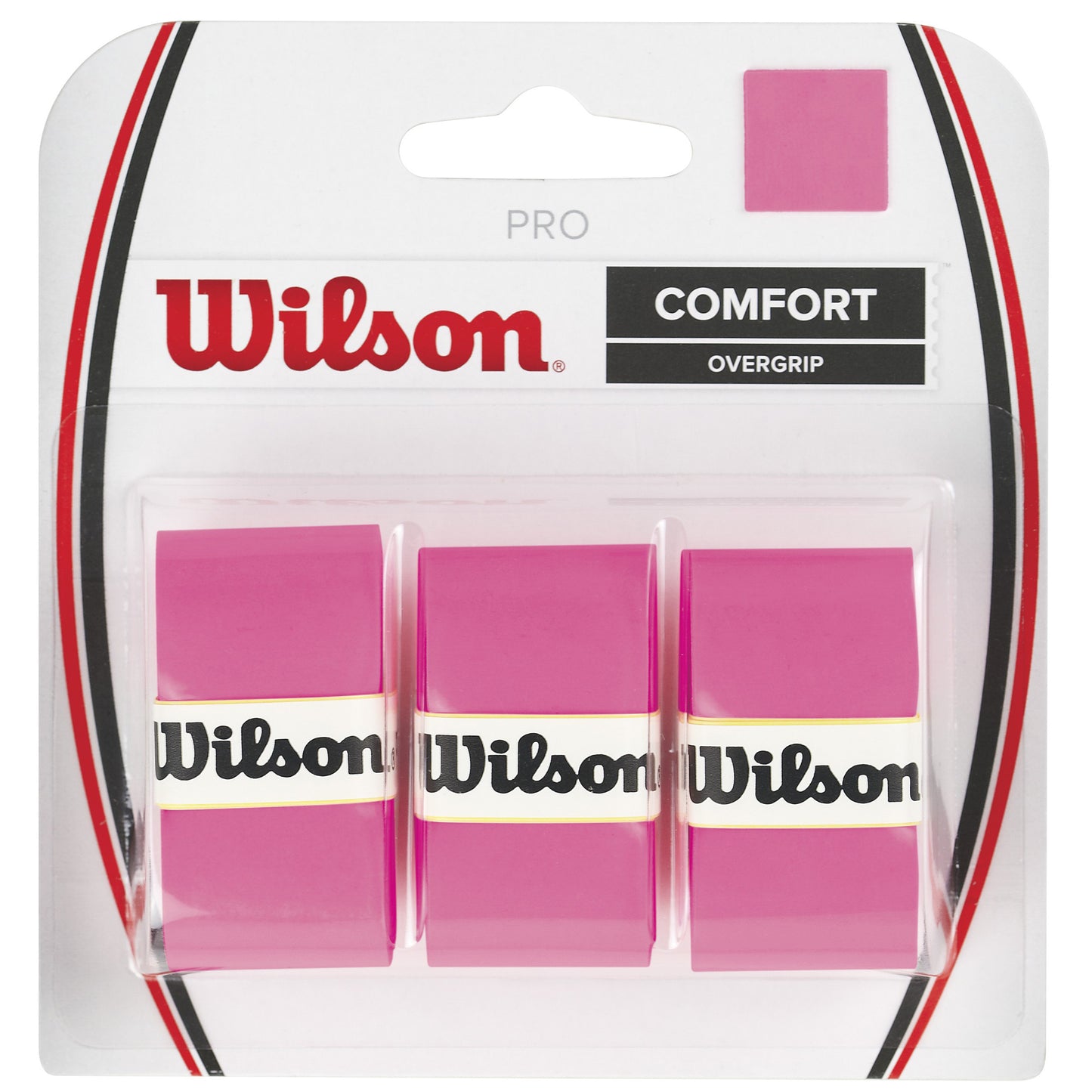 Wilson Pro Overgrip Opakowanie 3 Szt.-Różowy Wilson Pro Overgrip Opakowanie 3 Szt.-Różowy