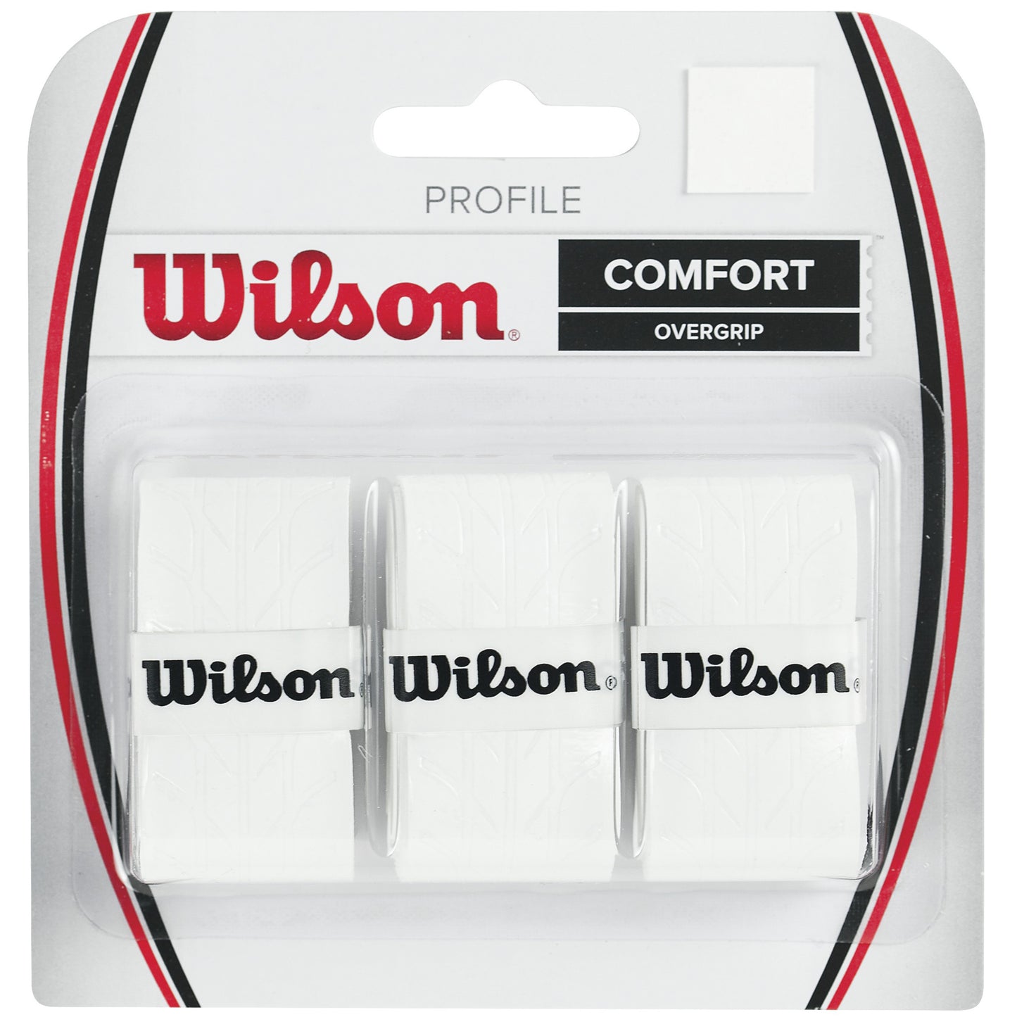 Wilson Profile Overgrip Opakowanie 3 Szt.-Biały Wilson Profile Overgrip Opakowanie 3 Szt.-Biały