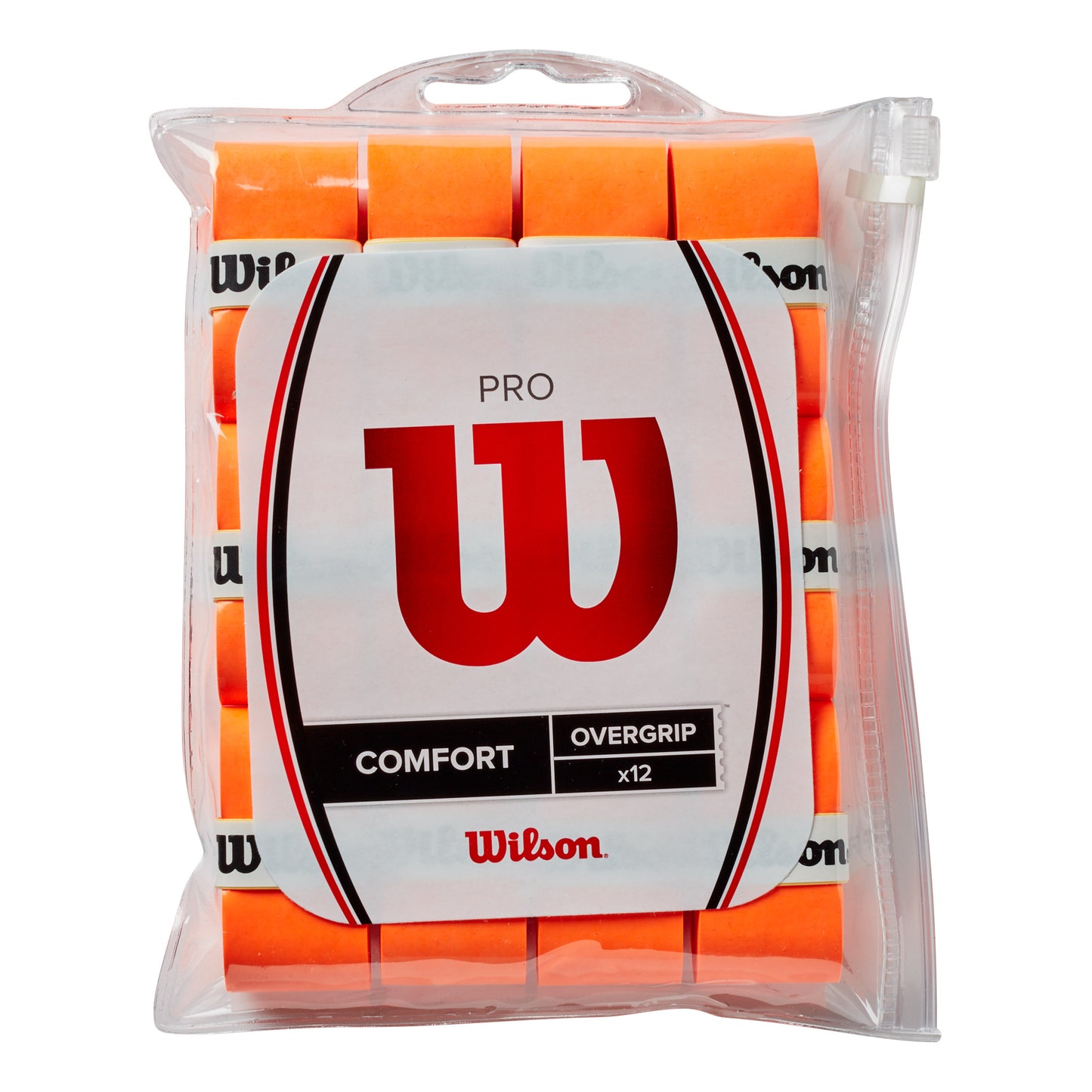 Wilson Burn Pro Overgrip Opakowanie 12 Szt.-Pomarańczowy Wilson Burn Pro Overgrip Opakowanie 12 Szt.-Pomarańczowy