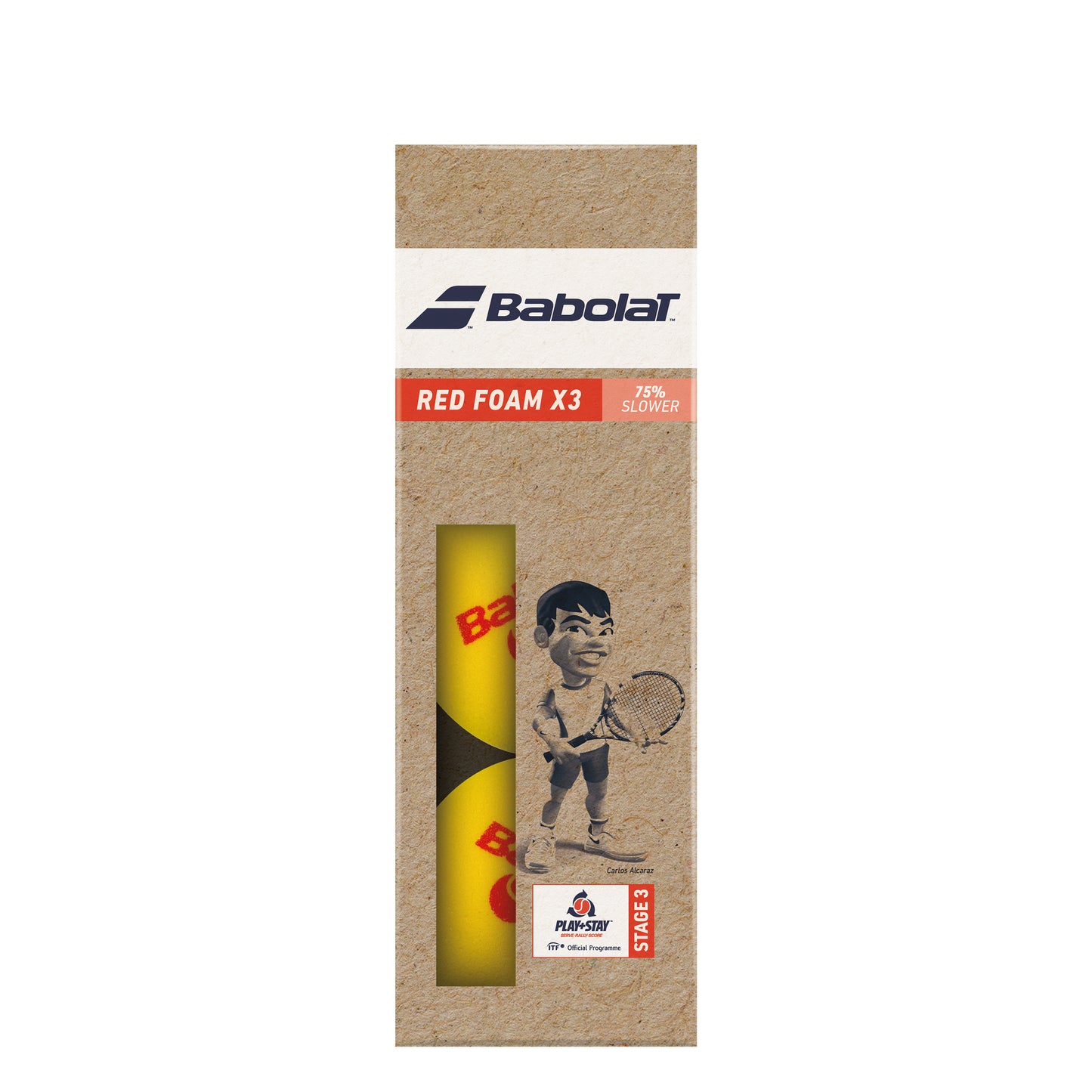 Babolat Red Foam (Stage 3) Worek 3 Szt. Babolat Red Foam (Stage 3) Worek 3 Szt.