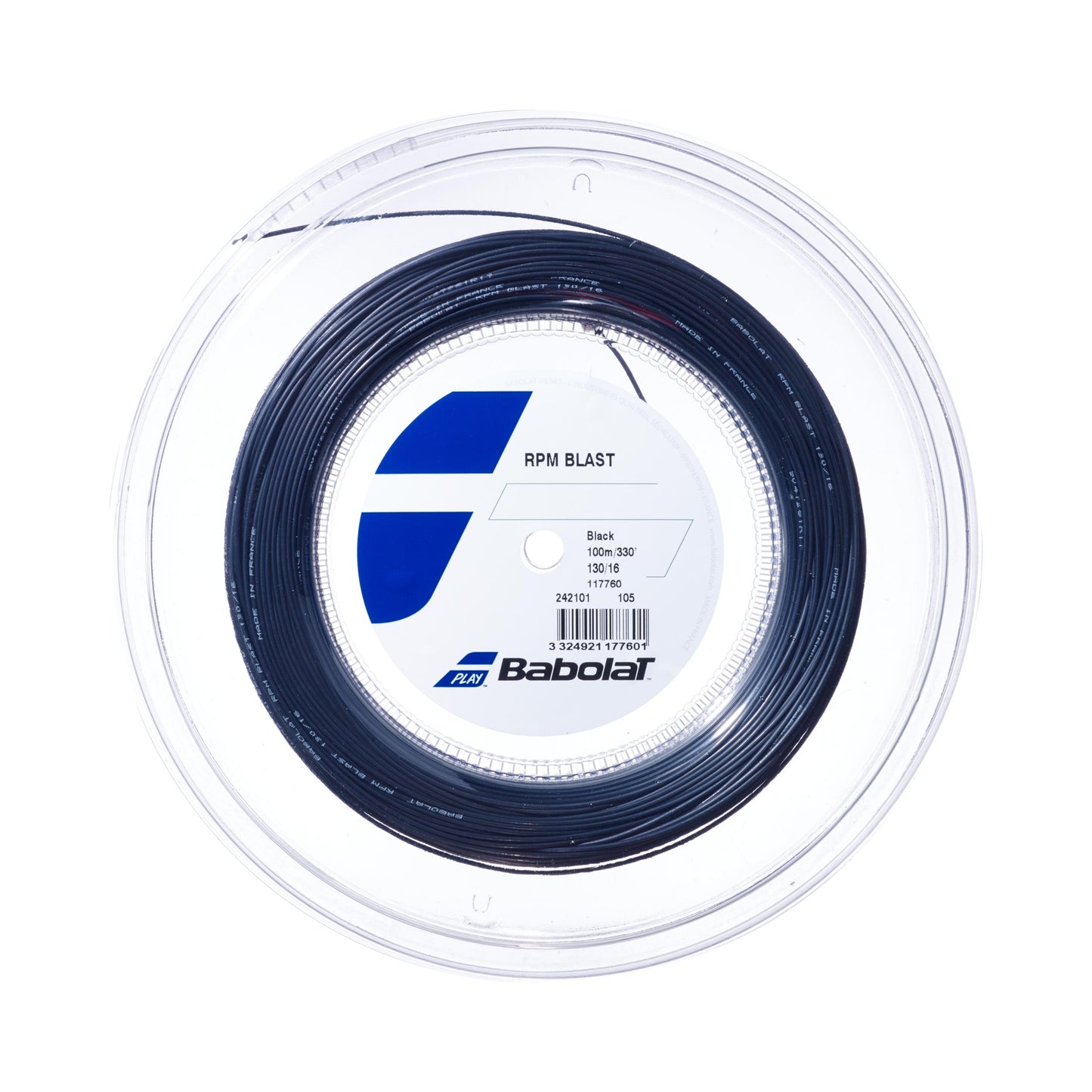 Babolat RPM Blast Szpula Do Naciągów 100m-Czarny Babolat RPM Blast Szpula Do Naciągów 100m-Czarny