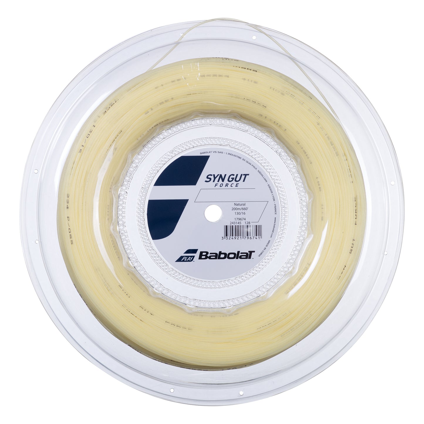 Babolat Synthetic Gut Force Szpula Do Naciągów 200m-Nude Babolat Synthetic Gut Force Szpula Do Naciągów 200m-Nude