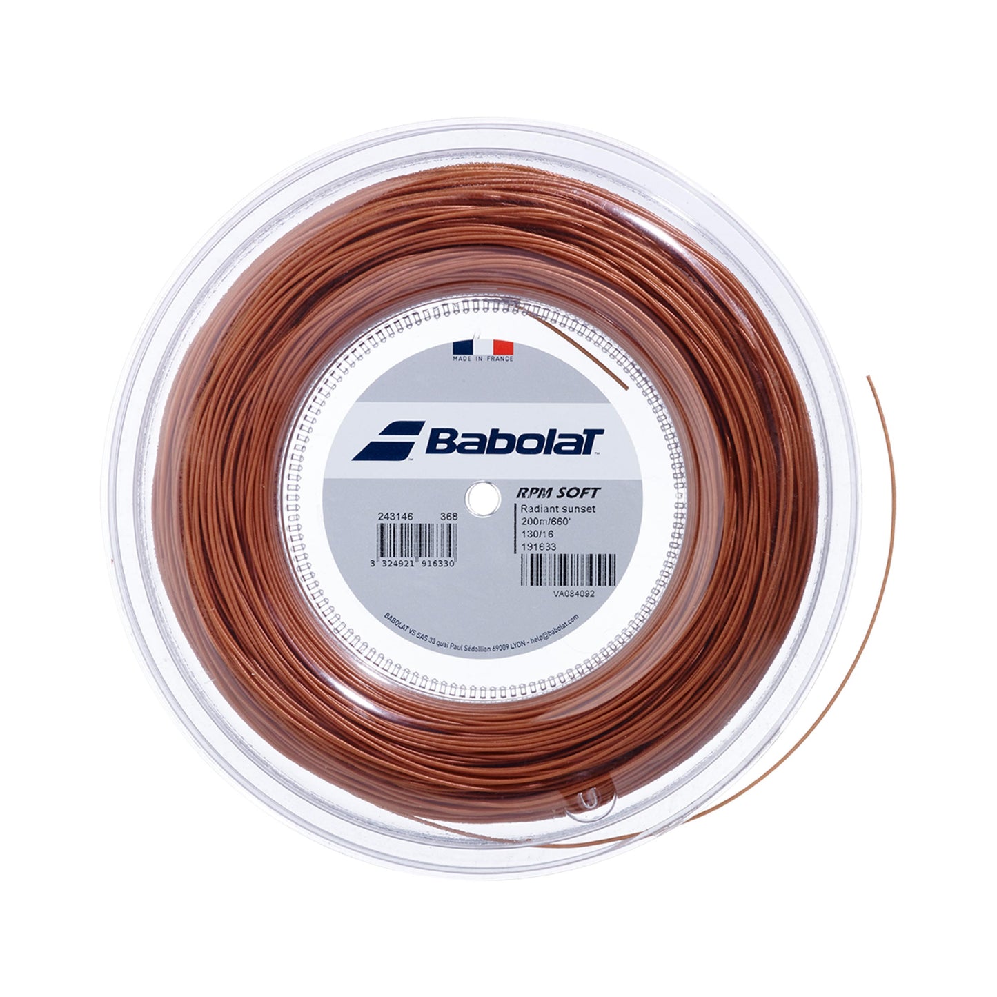 Babolat RPM Soft Szpula Do Naciągów 200m-Jasnoczerwony Babolat RPM Soft Szpula Do Naciągów 200m-Jasnoczerwony