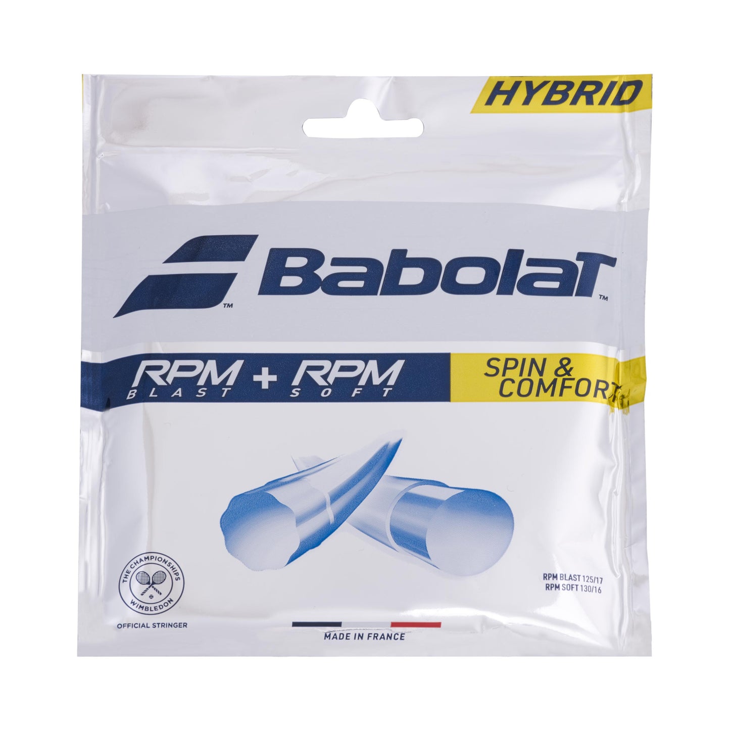 Babolat RPM Blast 125 + RPM Soft 130 Zestaw Naciągów-Szary Babolat RPM Blast 125 + RPM Soft 130 Zestaw Naciągów-Szary