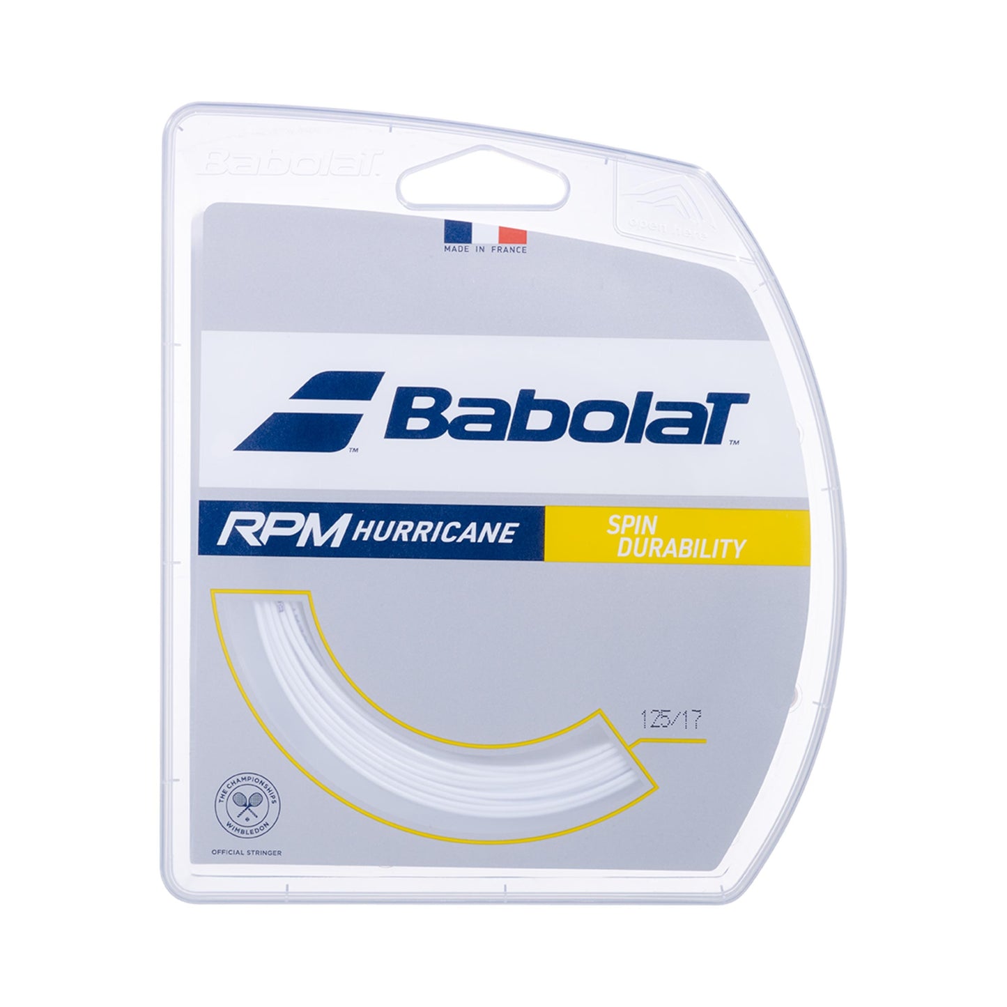 Babolat RPM Hurricane Zestaw Naciągów 12m-Biały Babolat RPM Hurricane Zestaw Naciągów 12m-Biały