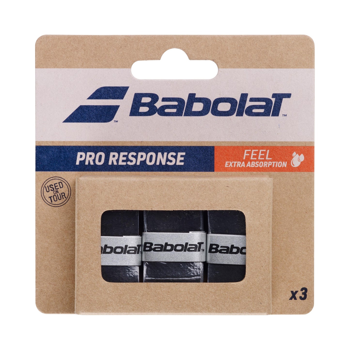 Babolat Pro Response Opakowanie 3 Szt.-Czarny Babolat Pro Response Opakowanie 3 Szt.-Czarny
