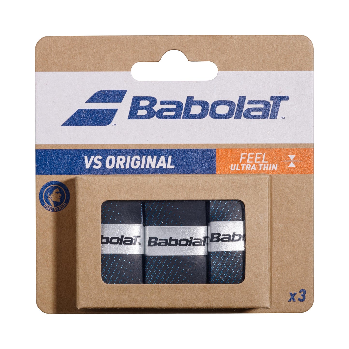 Babolat VS Grip Original Opakowanie 3 Szt.-Niebieski Babolat VS Grip Original Opakowanie 3 Szt.-Niebieski