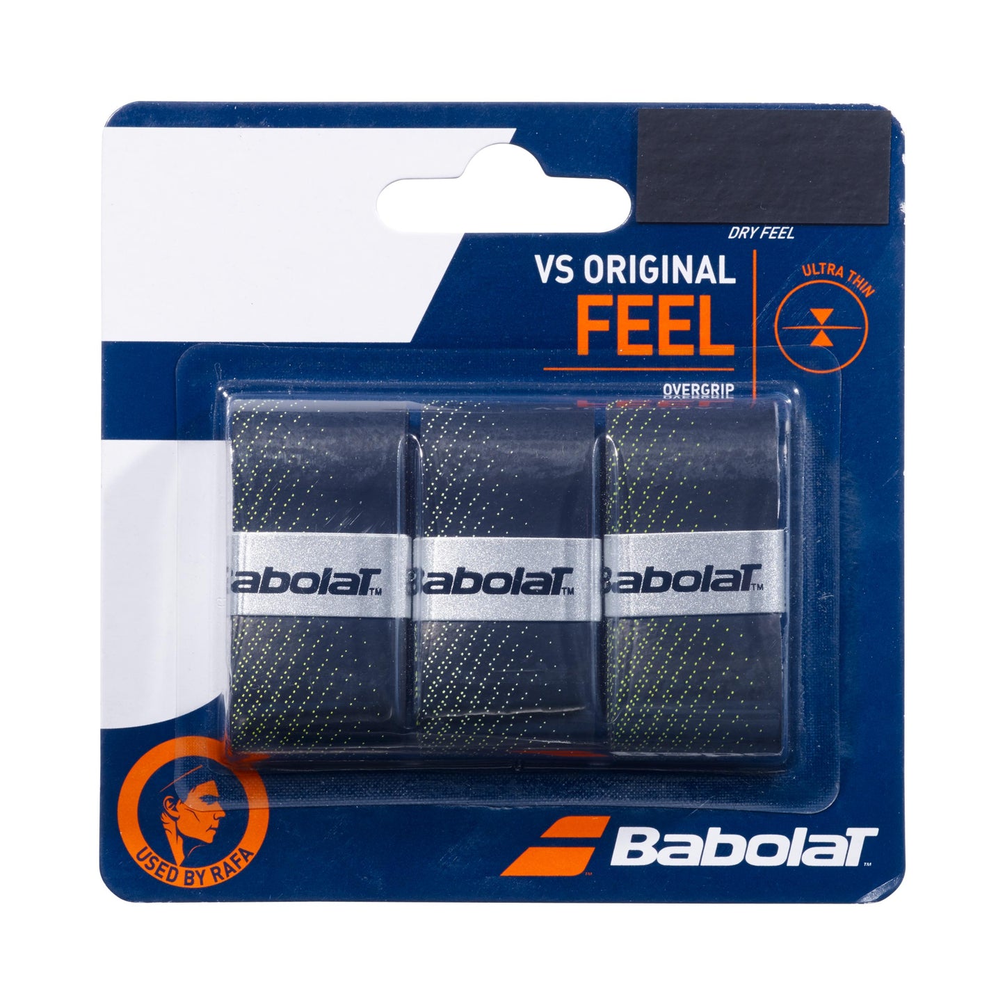 Babolat VS Grip Original Opakowanie 3 Szt.-Czarny,Żółty Babolat VS Grip Original Opakowanie 3 Szt.-Czarny,Żółty