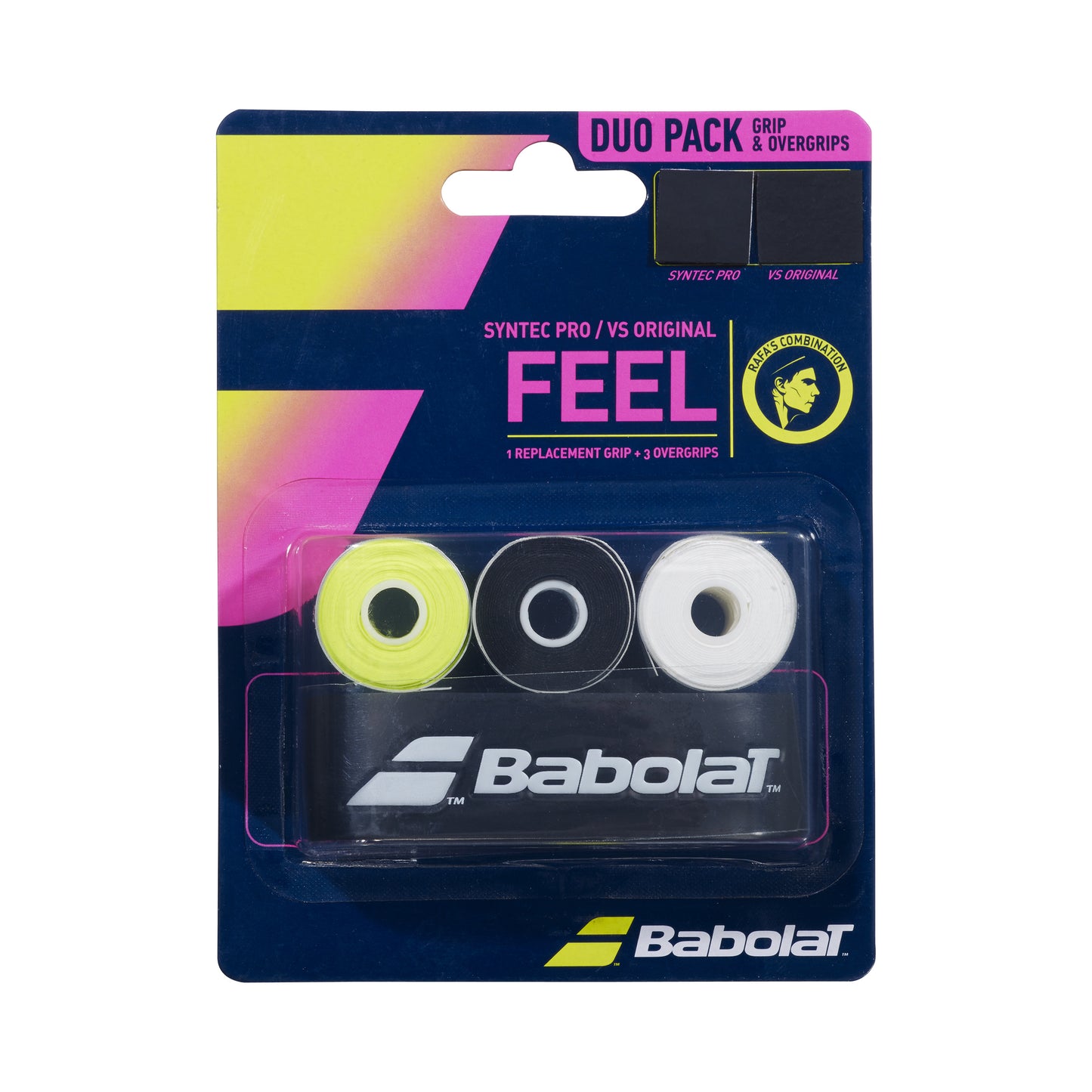 Babolat Syntec Pro X1 + VS Orig X3 Opakowanie 4 Szt.-Wielokolorowy Babolat Syntec Pro X1 + VS Orig X3 Opakowanie 4 Szt.-Wielokolorowy