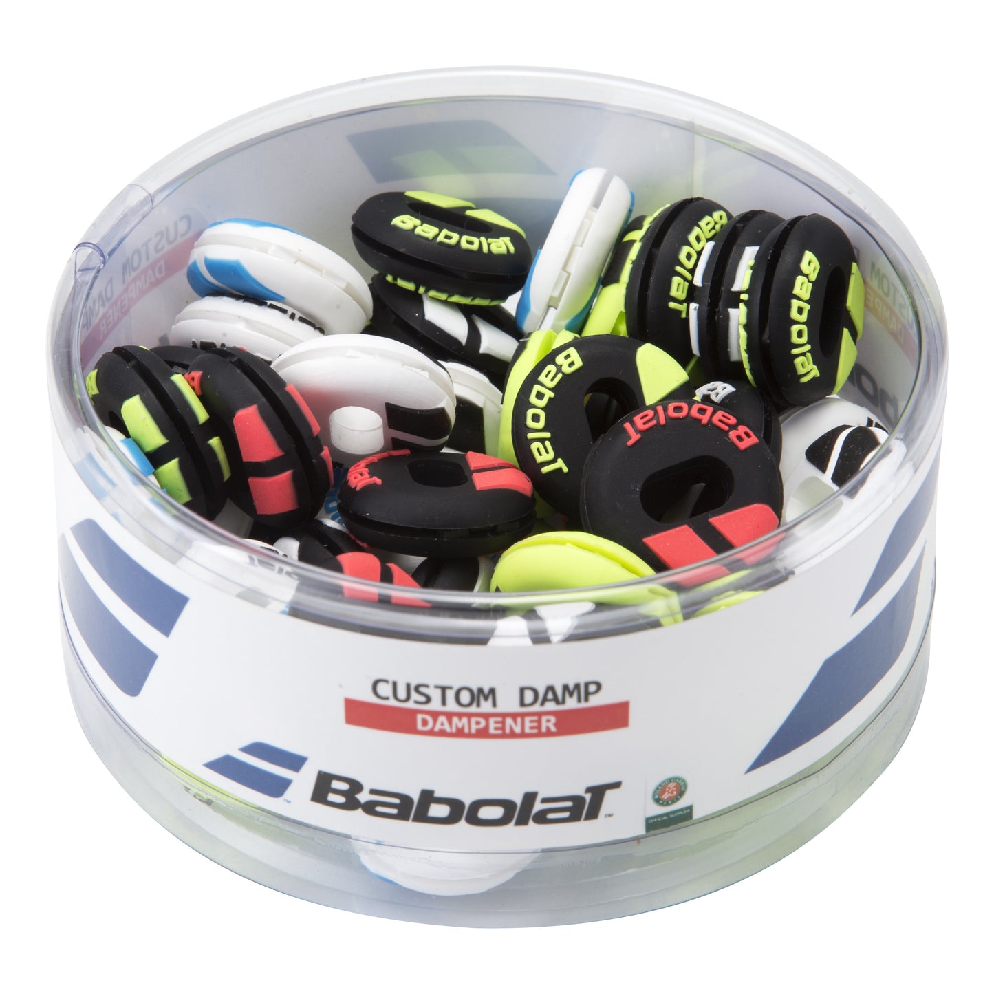 Babolat Custom Damp Amortyzatory Opakowanie 48 szt.-wielokolorowy Babolat Custom Damp Amortyzatory Opakowanie 48 szt.-wielokolorowy