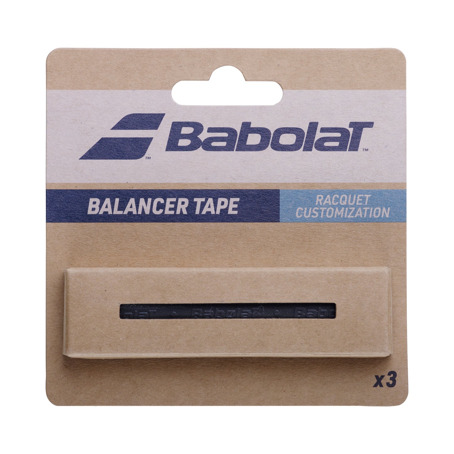 Babolat Balancer Tape 3x3 Taśma Ołowiana-Czarny Babolat Balancer Tape 3x3 Taśma Ołowiana-Czarny