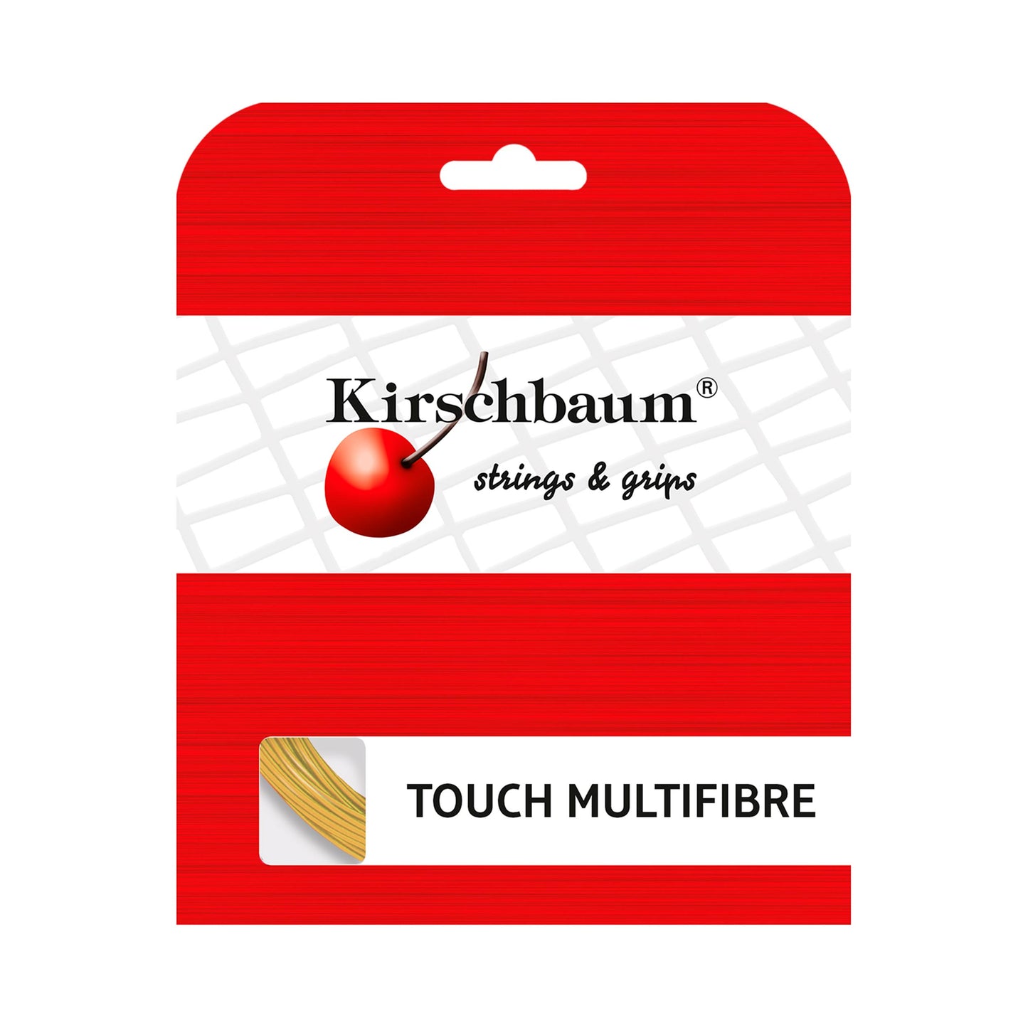 Kirschbaum Touch Multifibre Zestaw Naciągów 12m-Żółty Kirschbaum Touch Multifibre Zestaw Naciągów 12m-Żółty