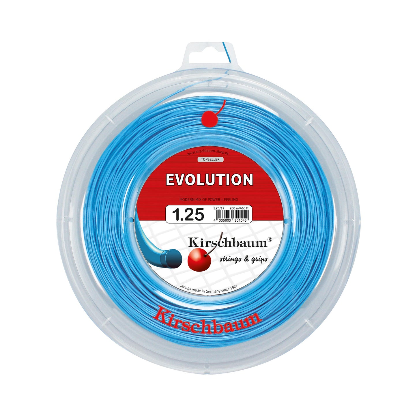 Kirschbaum Pro Line Evolution Szpula Do Naciągów 200m-Niebieski Kirschbaum Pro Line Evolution Szpula Do Naciągów 200m-Niebieski