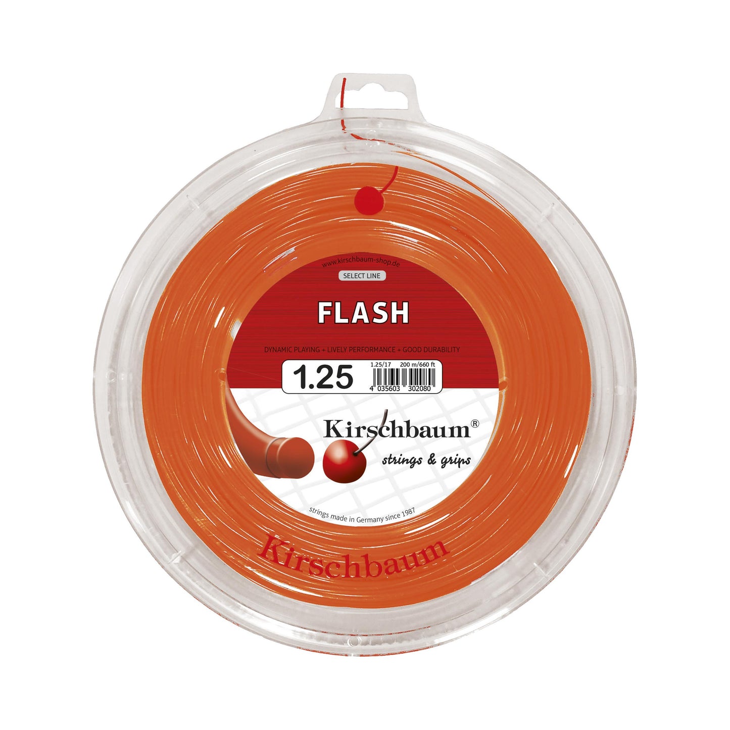 Kirschbaum Flash Szpula Do Naciągów 200m-Pomarańczowy Kirschbaum Flash Szpula Do Naciągów 200m-Pomarańczowy